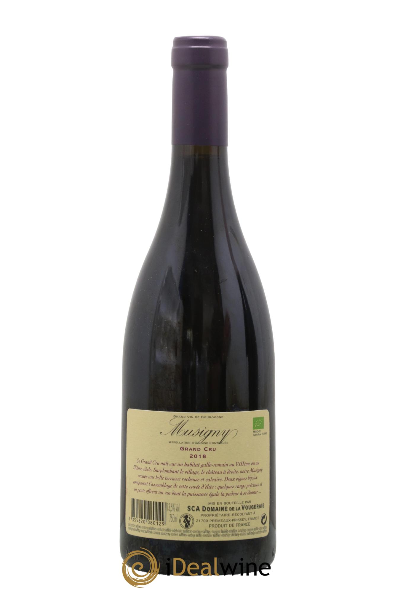 Musigny Grand Cru La Vougeraie 2018 - Lotto di 1 bottiglia - 1