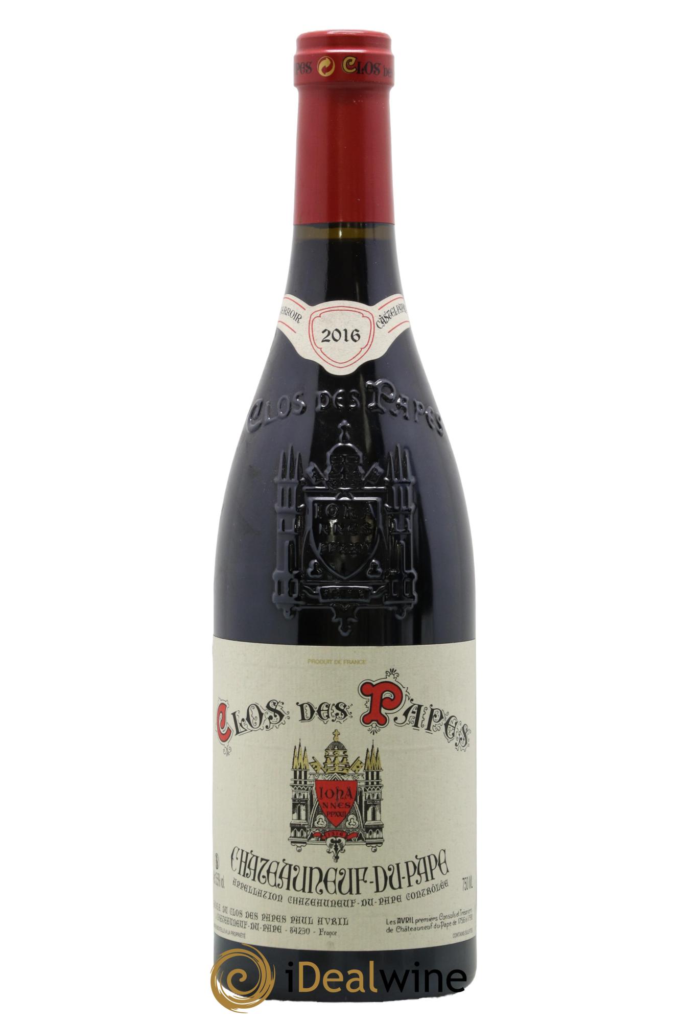 Châteauneuf-du-Pape Clos des Papes - Paul Avril 2016 - Lot of 1 bottle - 0