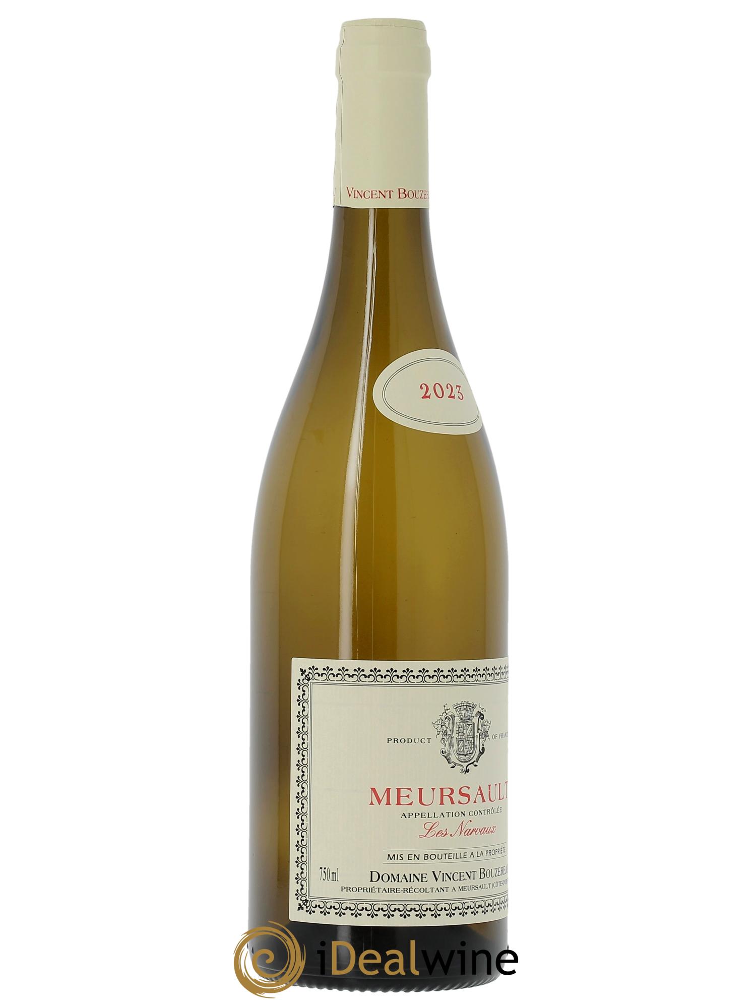 Meursault Les Narvaux Vincent Bouzereau (Domaine)  2023 - Lot de 1 bouteille - 2