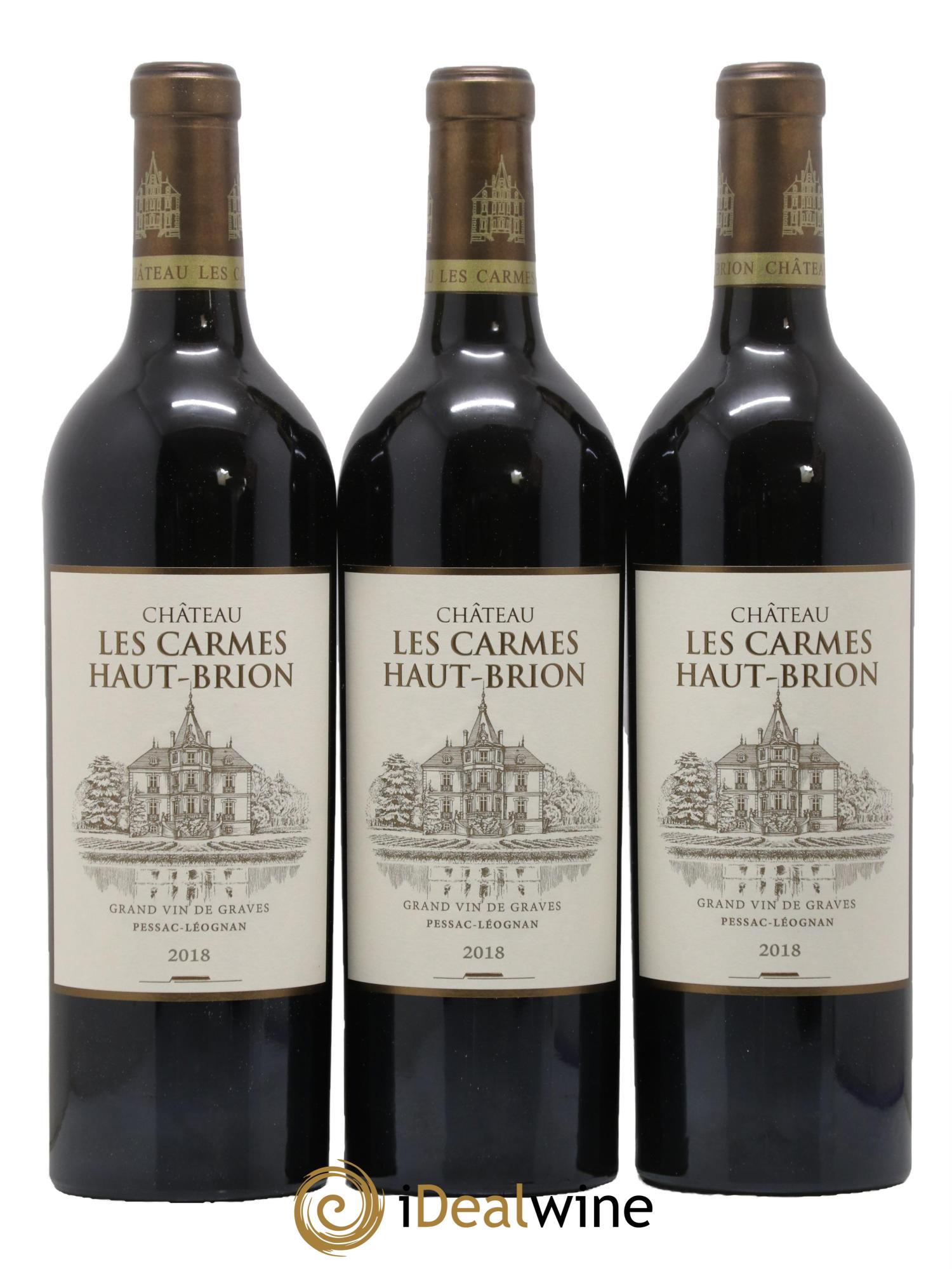 Château Les Carmes Haut-Brion  2018 - Lotto di 6 bottiglie - 1