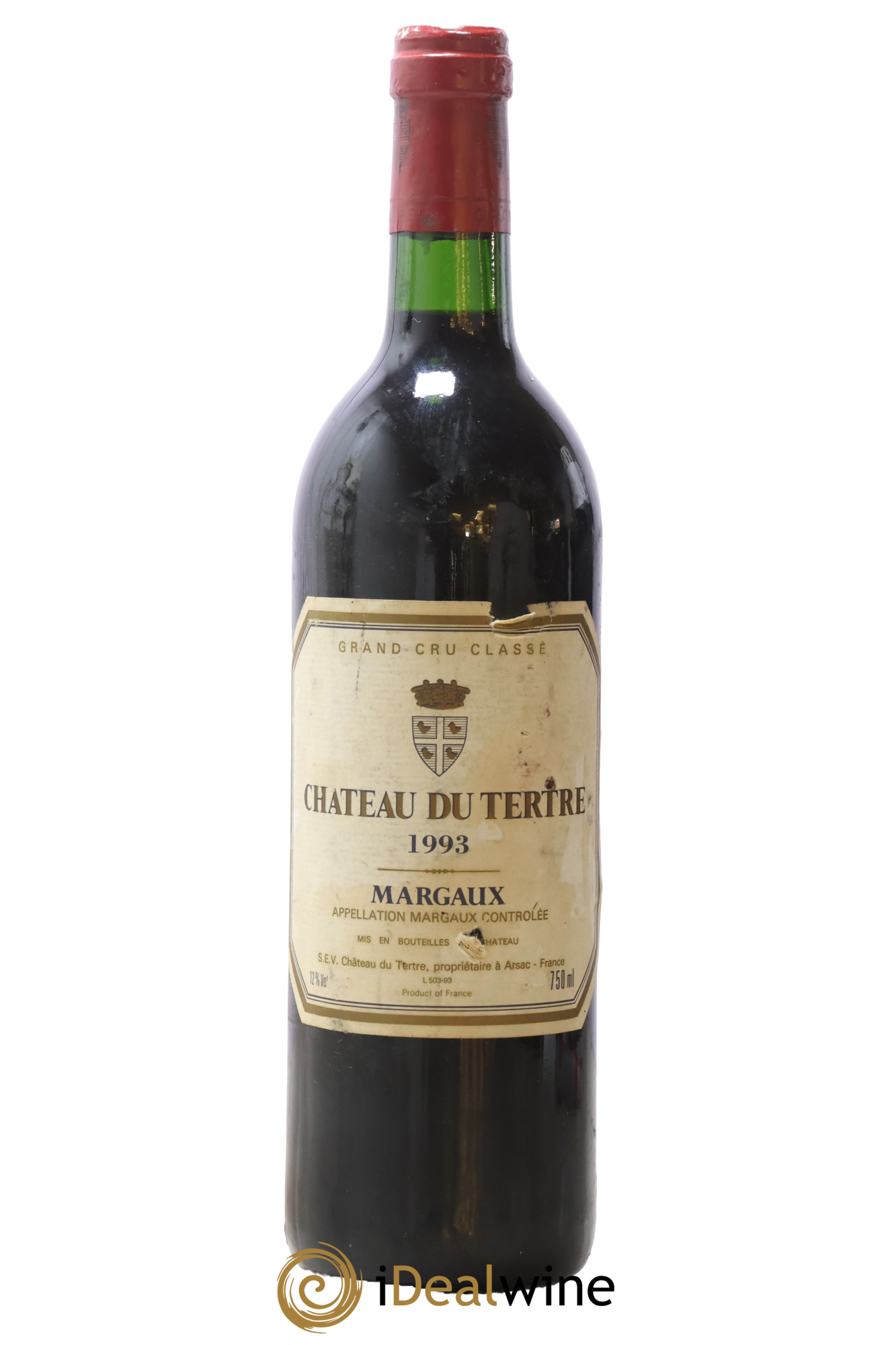 Château du Tertre 5ème Grand Cru Classé 1993 - Lot de 1 bouteille - 0