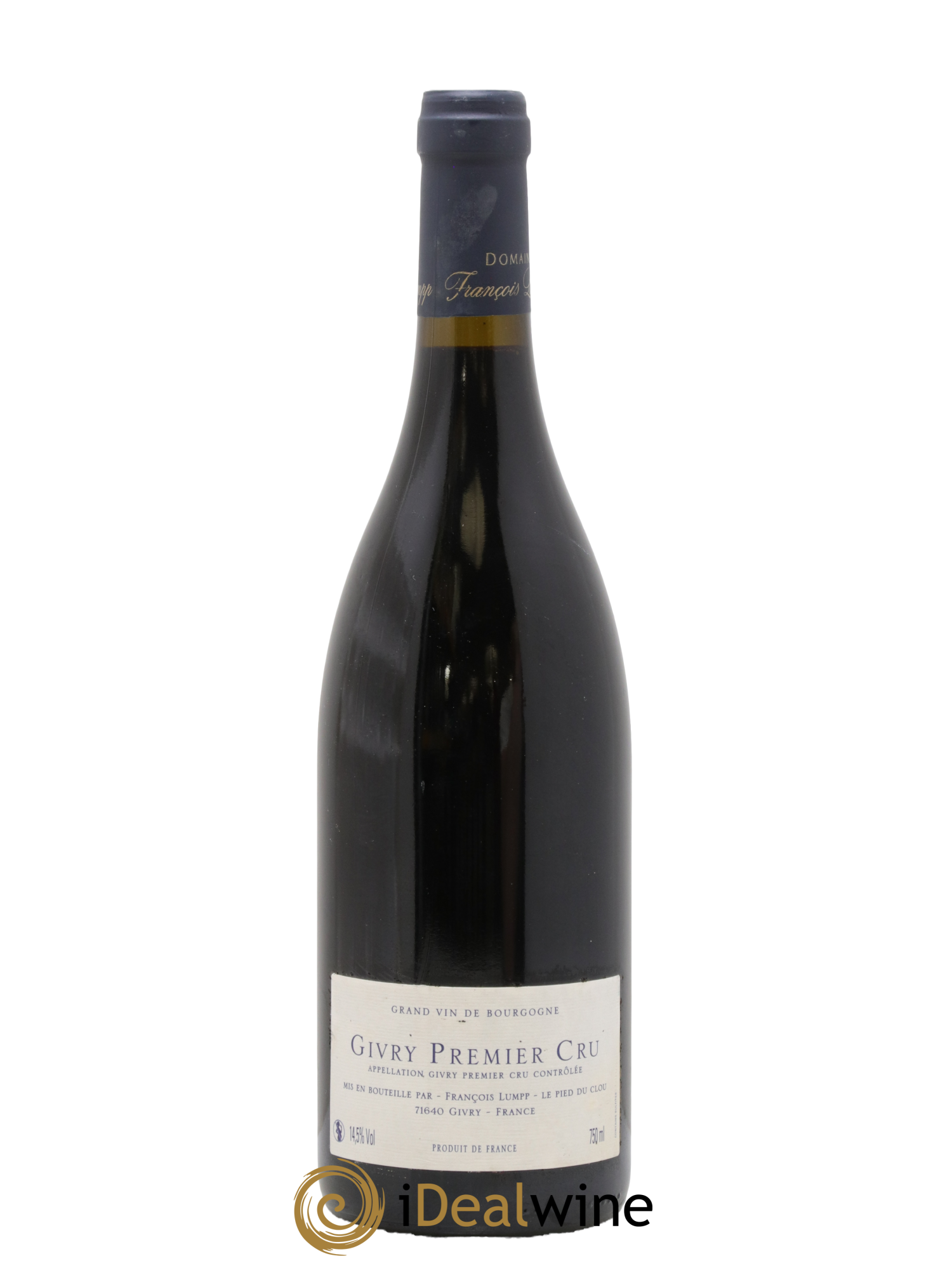 Givry 1er Cru Clos du Cras Long François Lumpp (Domaine) 2020 - Posten von 1 Flasche - 1