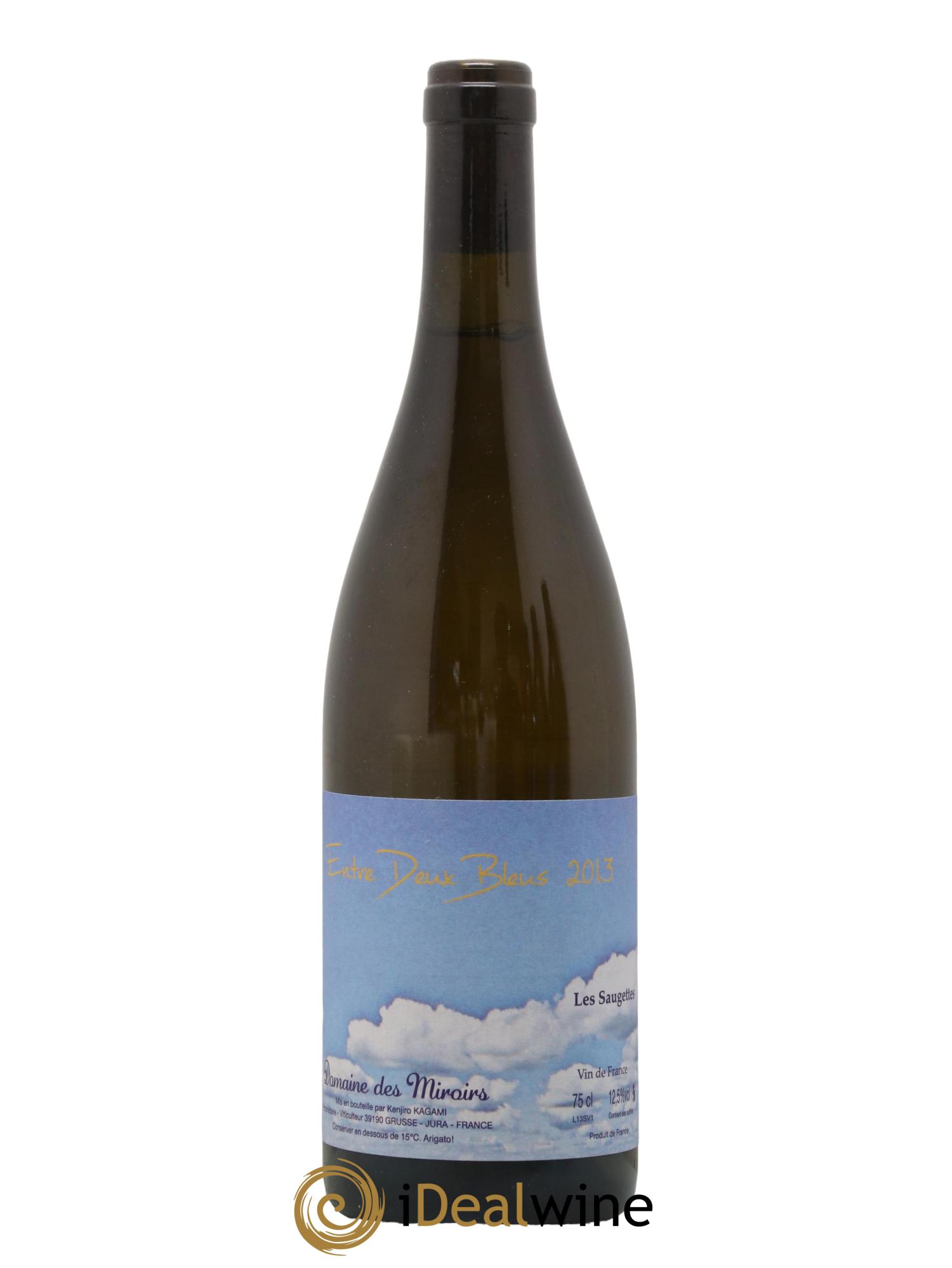 Vin de France Entre Deux Bleus Les saugettes Kenjiro Kagami - Domaine des Miroirs 2013 - Lot de 1 bouteille - 0
