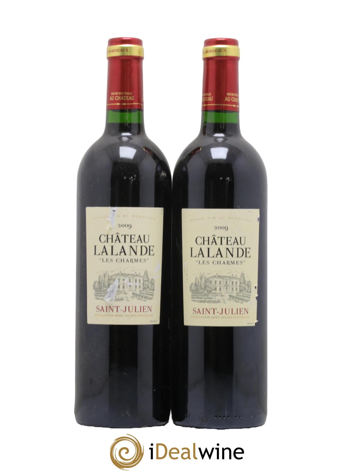 Saint-Julien Chateau Lalande Les Charmes 2009 - Lot de 2 bouteilles - 0