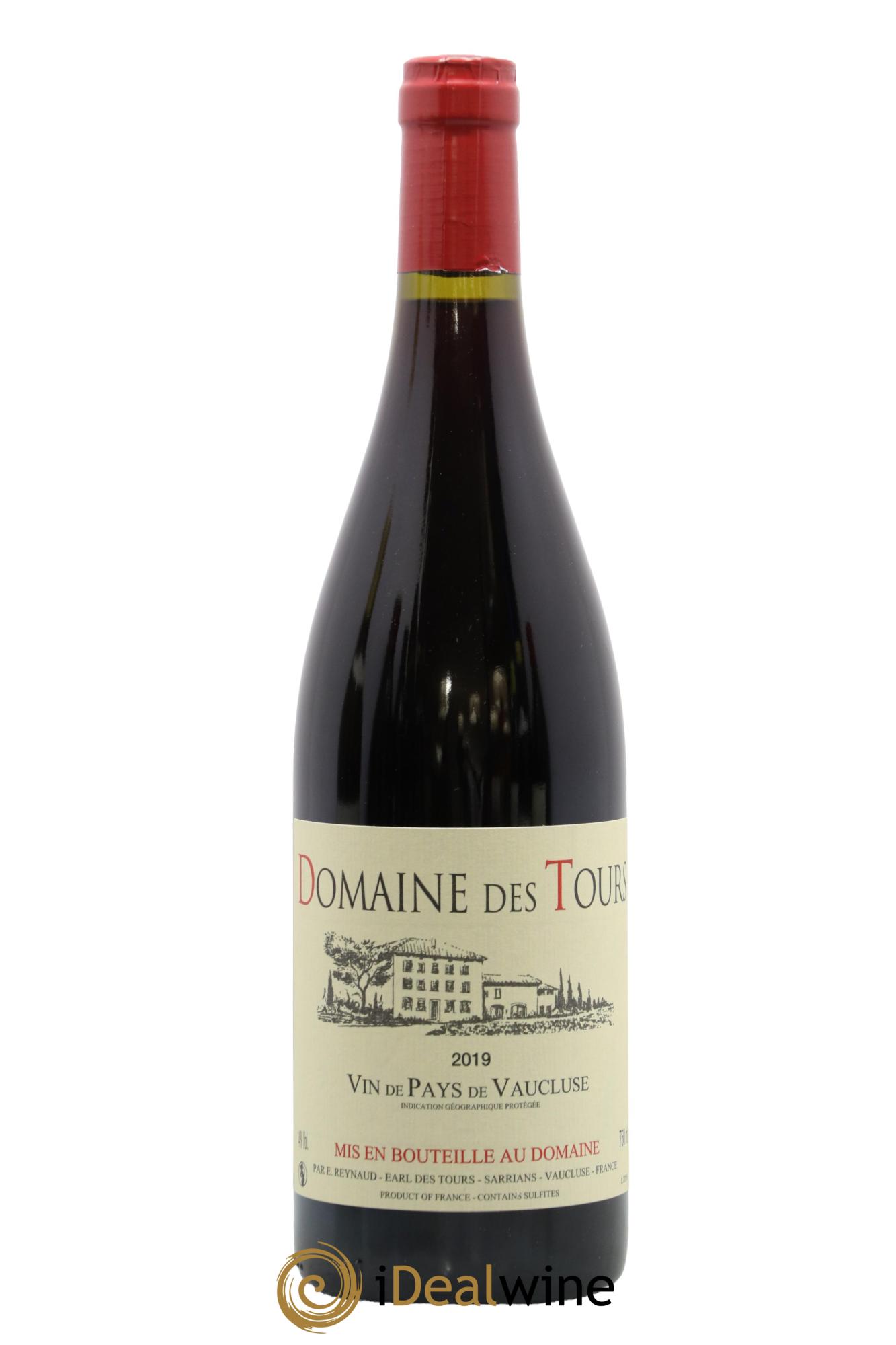 Vaucluse (Vin de Pays de Vaucluse) Domaine des Tours Emmanuel Reynaud 2019 - Lot of 1 bottle - 0