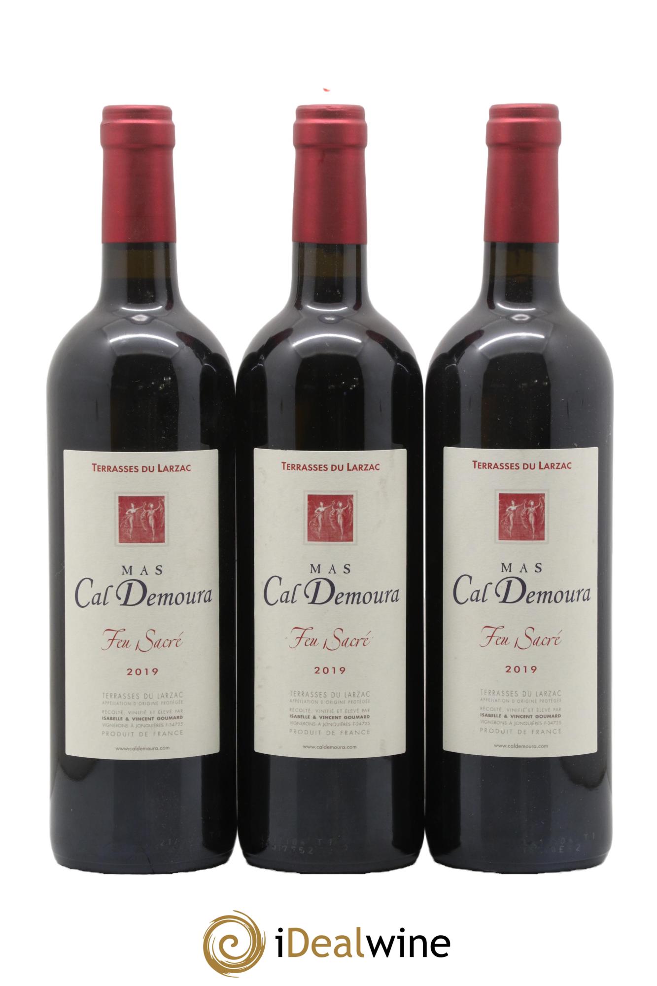 Terrasses du Larzac Feu Sacré Mas Cal Demoura 2019 - Lot de 3 bouteilles - 0