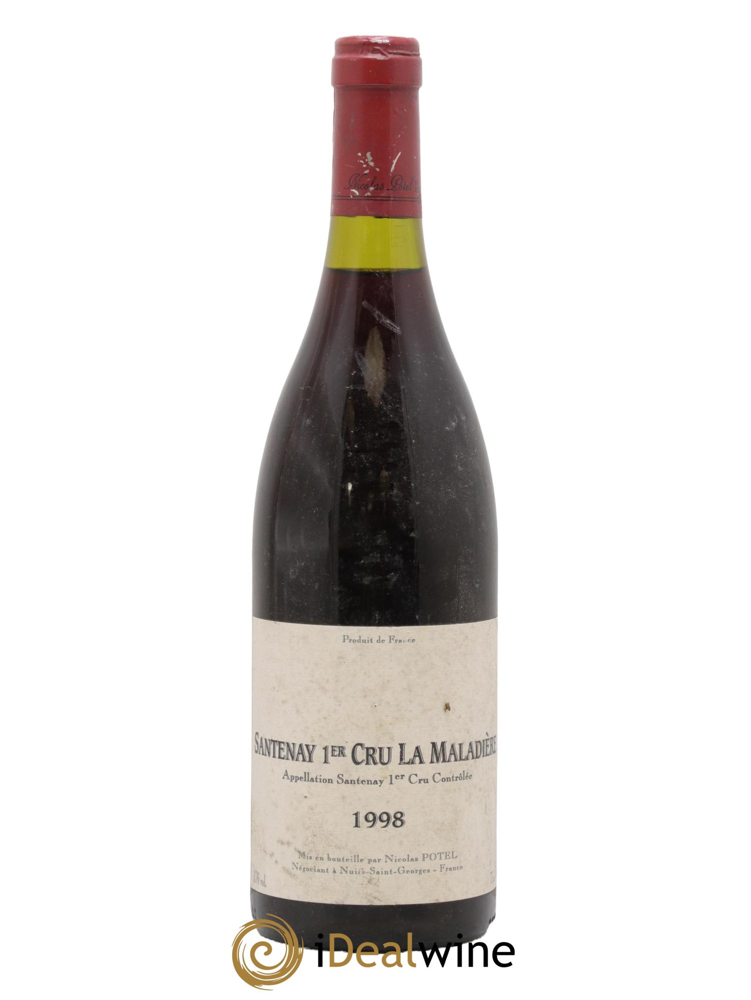 Santenay 1er Cru La Maladière Potel 1998 - Lot de 1 bouteille - 0