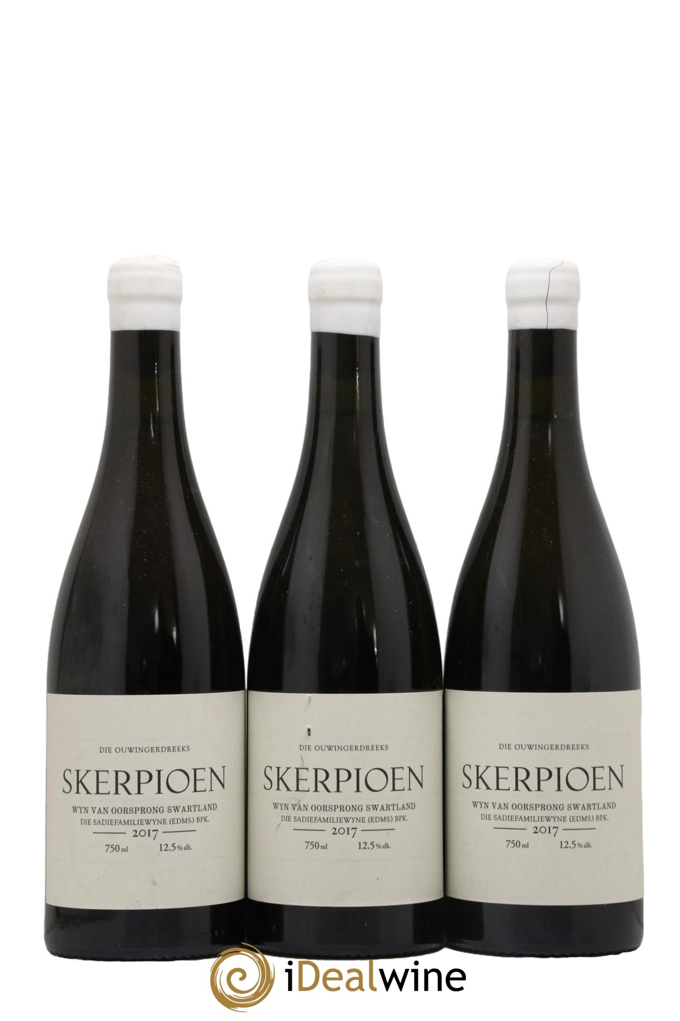 Swartland The Sadie Family WO Skerpioen 2017 - Lot de 3 bouteilles - 0