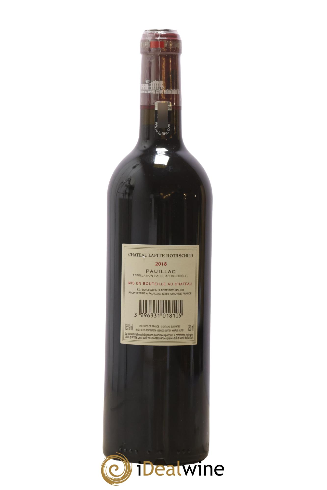 Château Lafite Rothschild 1er Grand Cru Classé 2018 - Lotto di 1 bottiglia - 1