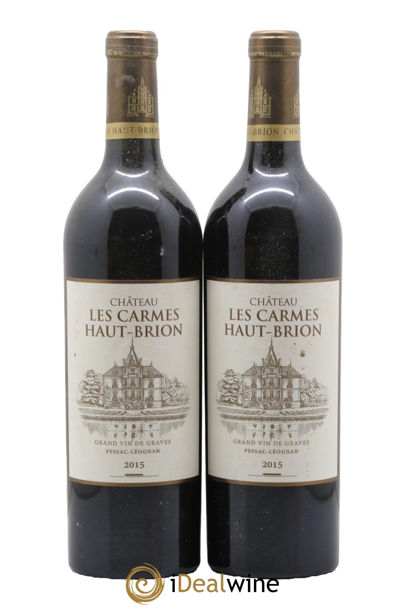 Château Les Carmes Haut-Brion 2015 - Posten von 2 Flaschen - 0
