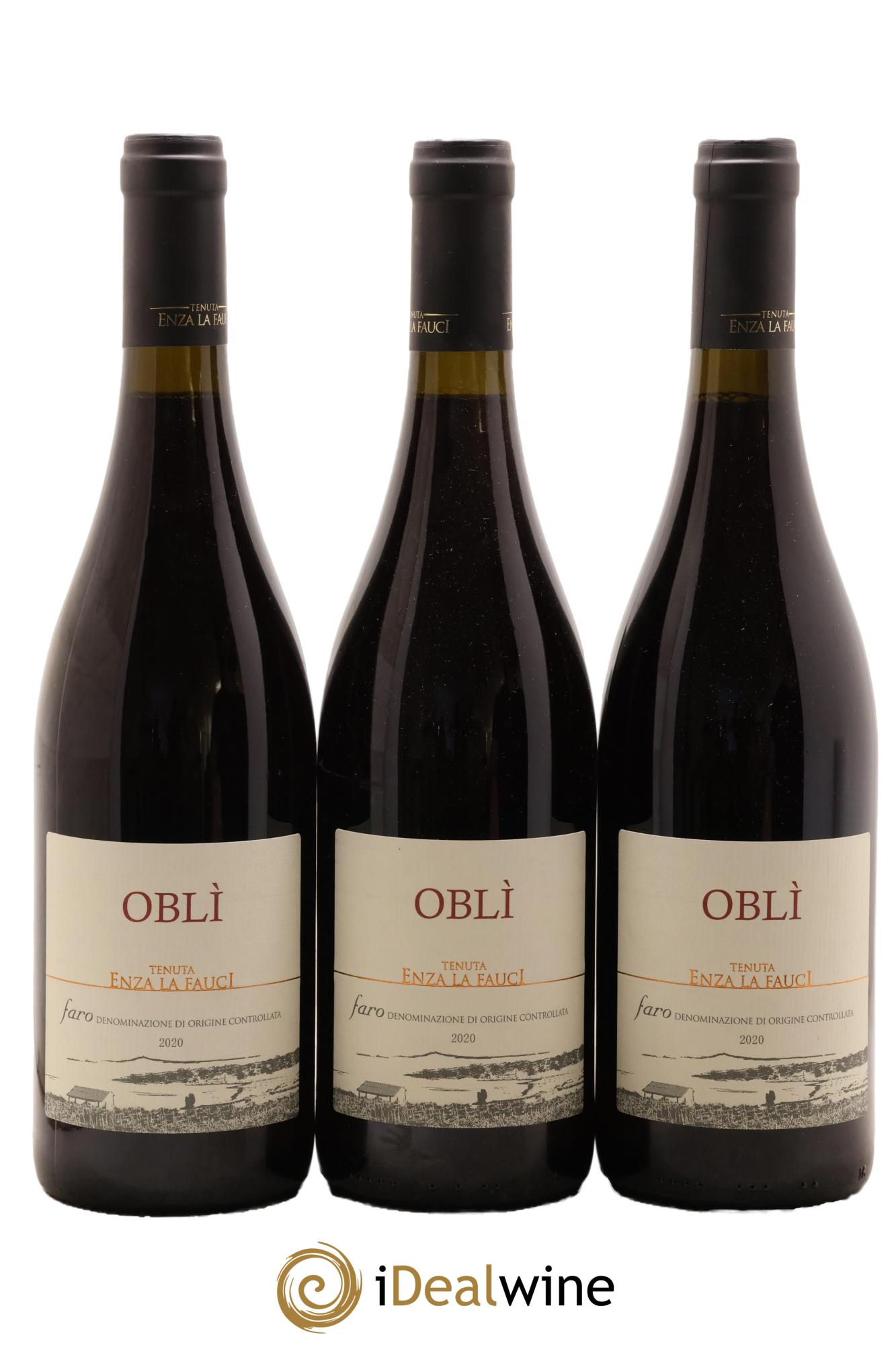 Italie Faro DOC Obli Tenuta Enza la Fauci 2020 - Lot de 3 bouteilles - 0