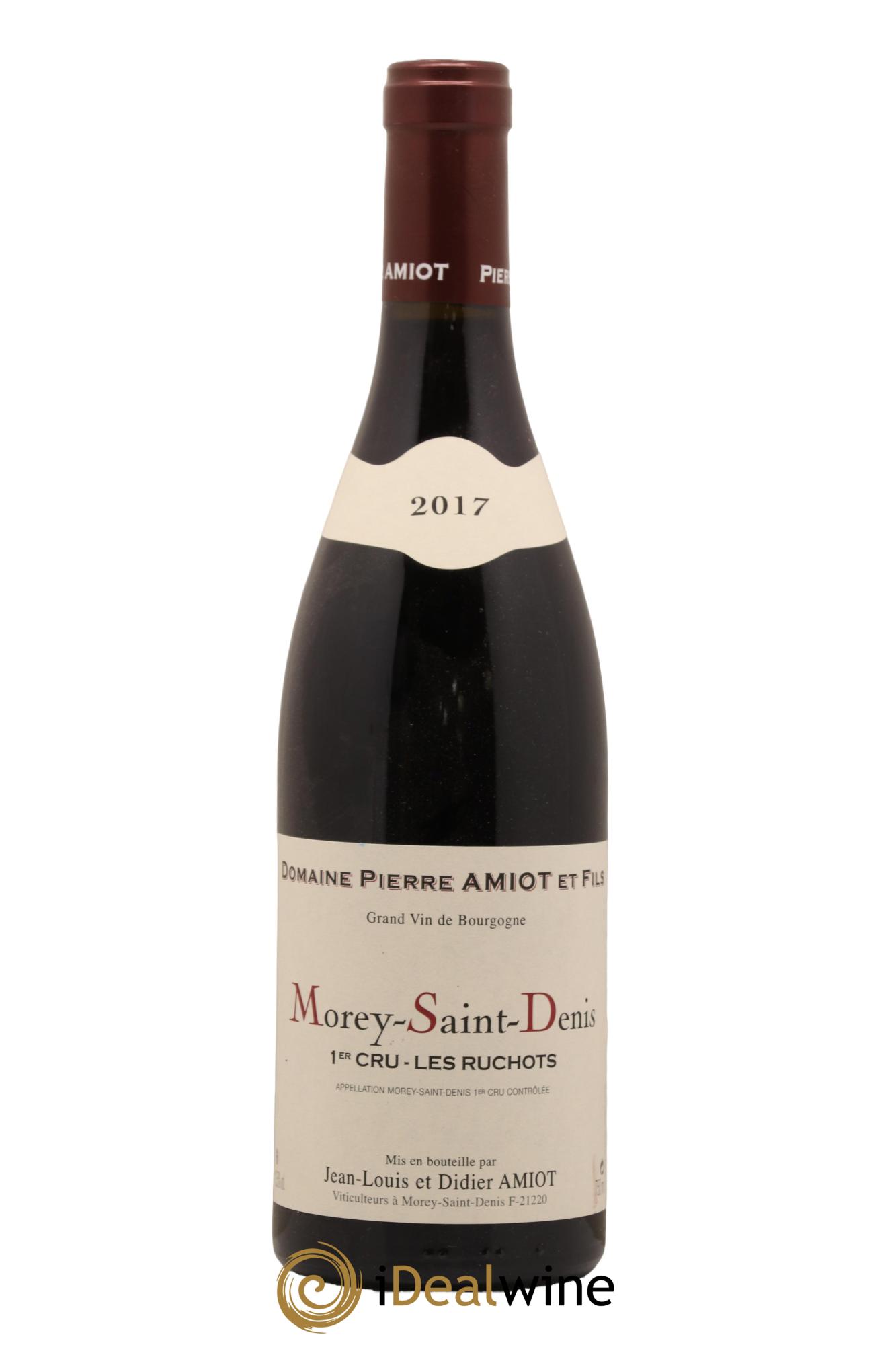 Morey-Saint-Denis 1er Cru Les Ruchots Domaine Amiot Pere Et Fils 2017 - Lot de 1 bouteille - 0