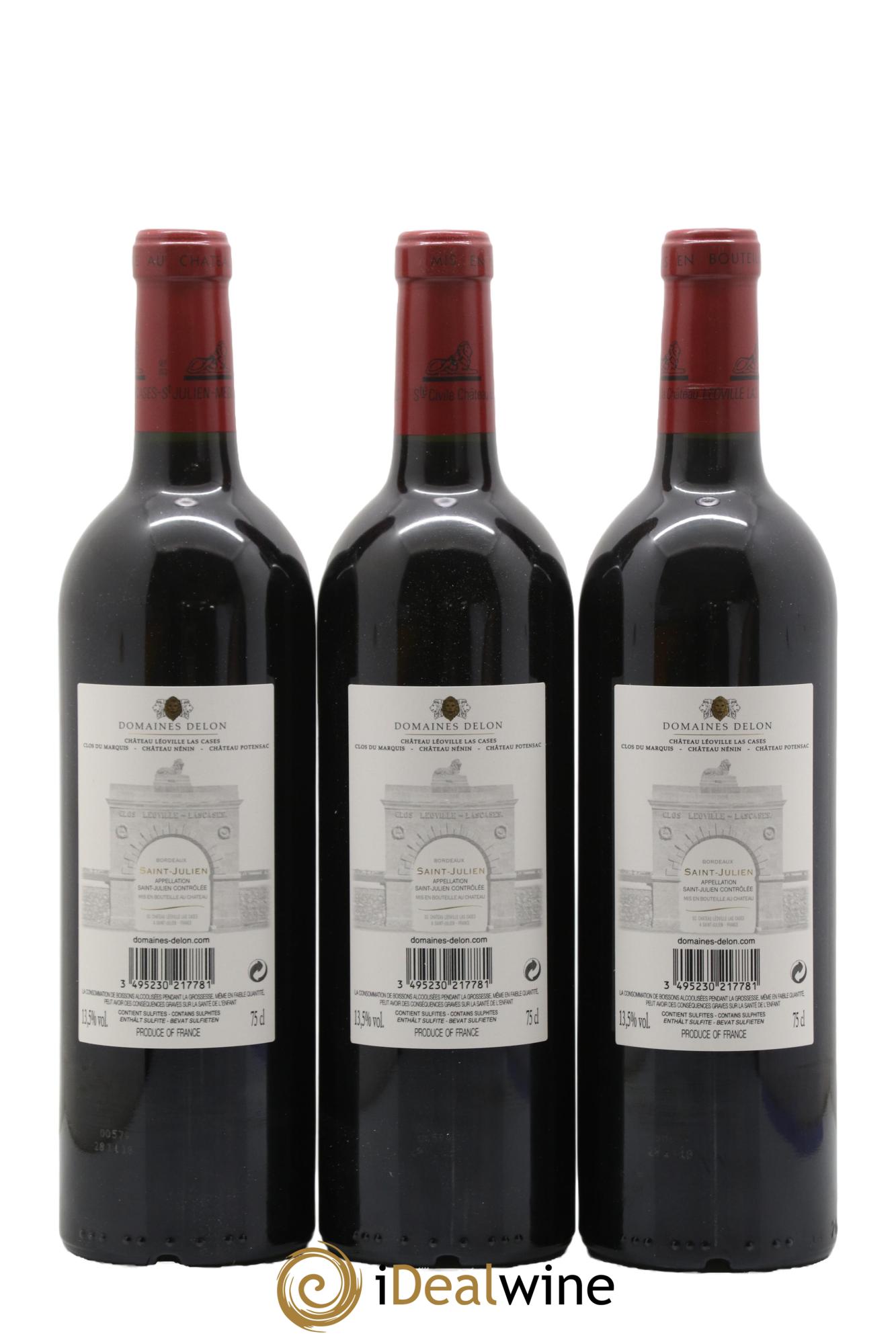 Château Léoville Las Cases 2ème Grand Cru Classé 2016 - Lot de 6 bouteilles - 4
