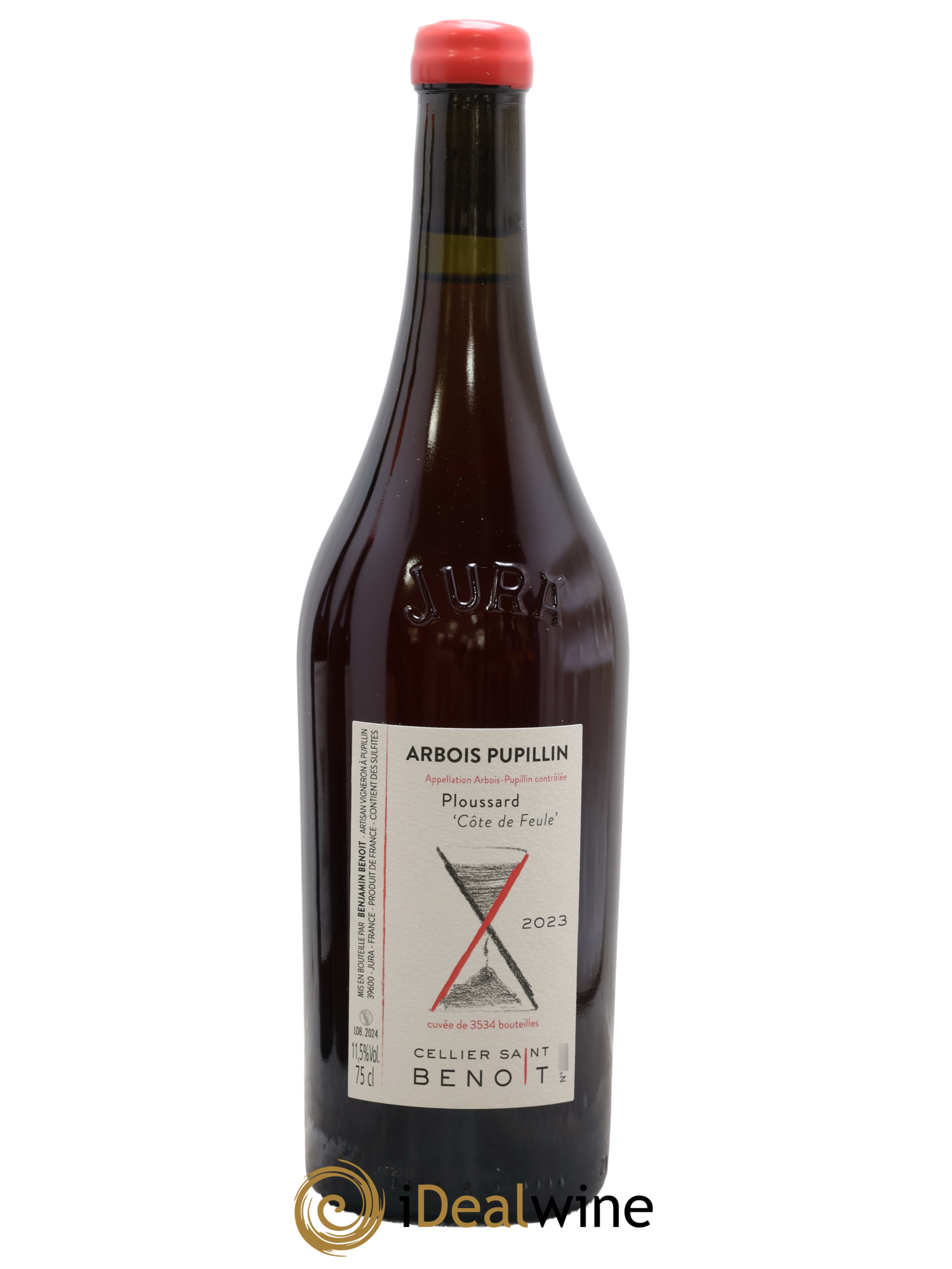 Arbois-Pupillin Ploussard Côte de Feule Cellier Saint Benoît 2023 - Lot of 1 bottle - 0