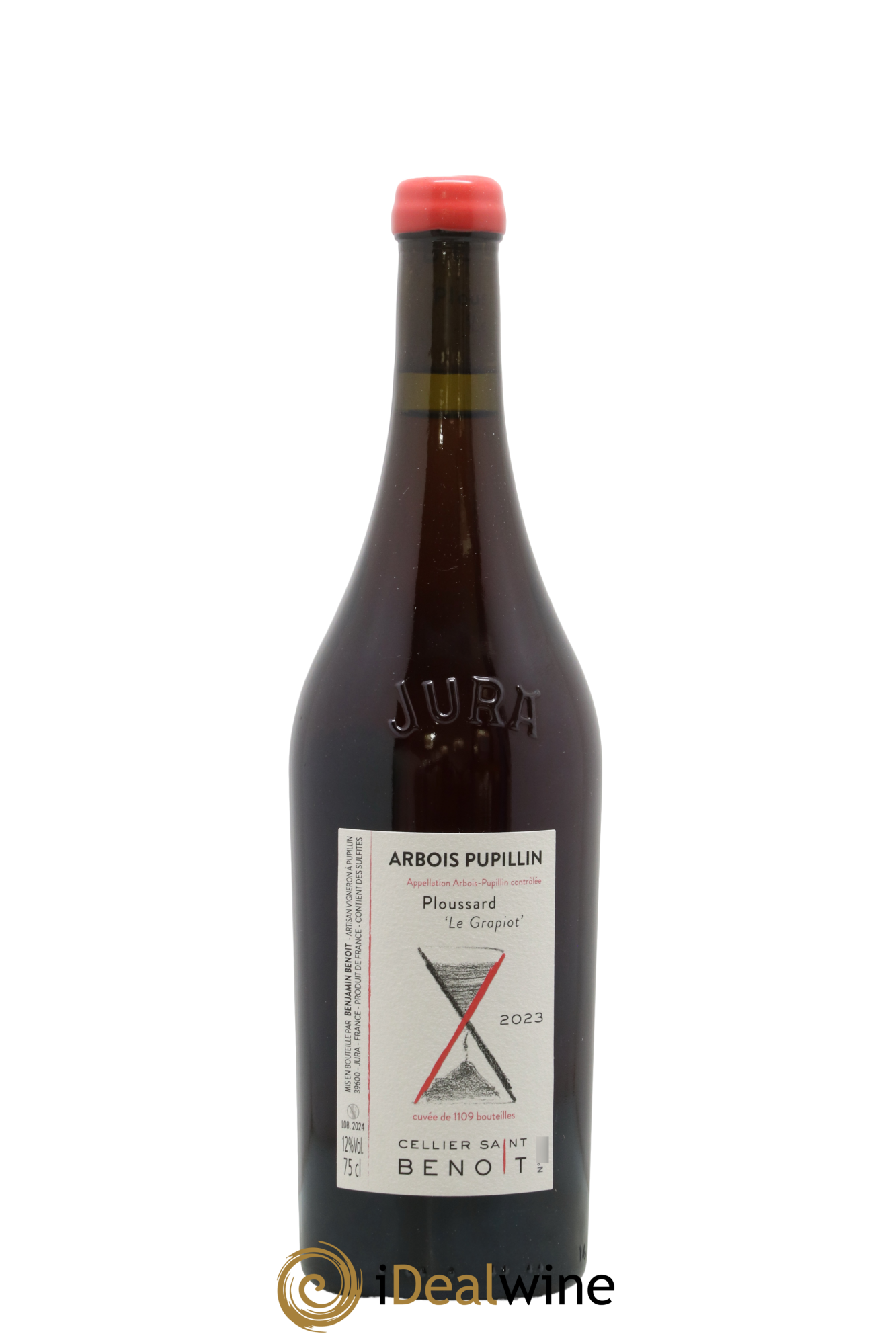 Arbois-Pupillin Ploussard Le Grapiot Cellier Saint Benoît 2023 - Lot de 1 bouteille - 0
