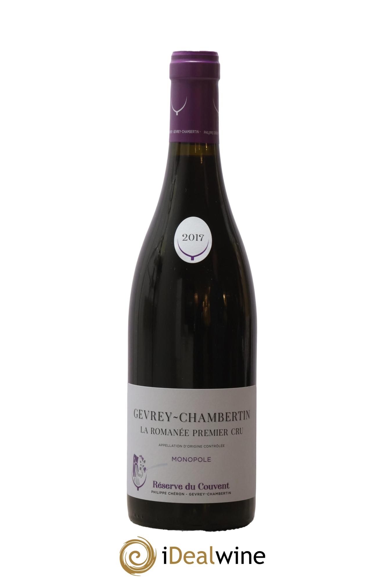 Gevrey-Chambertin 1er Cru La Romanée Monopole Domaine du Couvent 2017 - Lotto di 1 bottiglia - 0