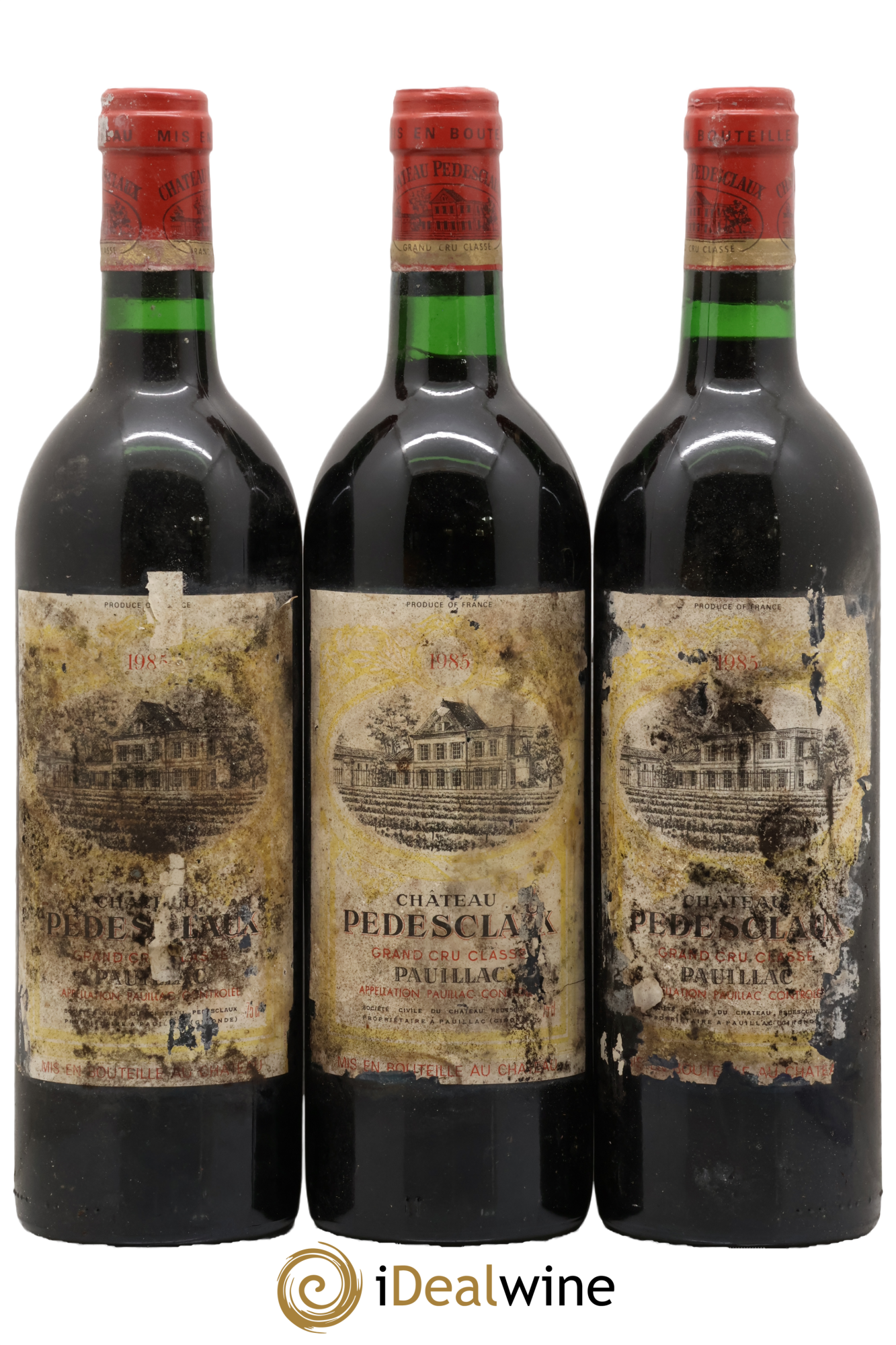 Château Pedesclaux 5ème Grand Cru Classé 1985 - Posten von 3 Flaschen - 0