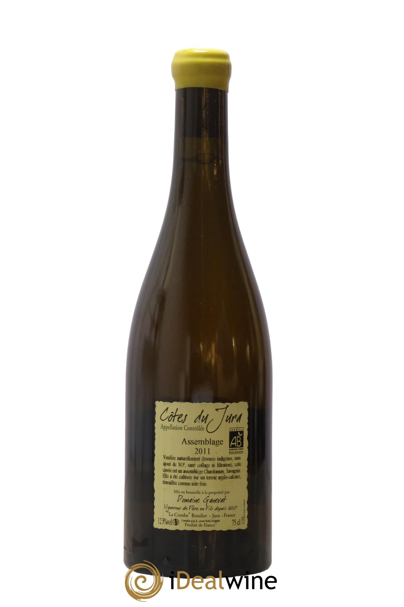 Côtes du Jura Cuvée Orégane Jean-François Ganevat (Domaine) 2011 - Lot de 1 bouteille - 1