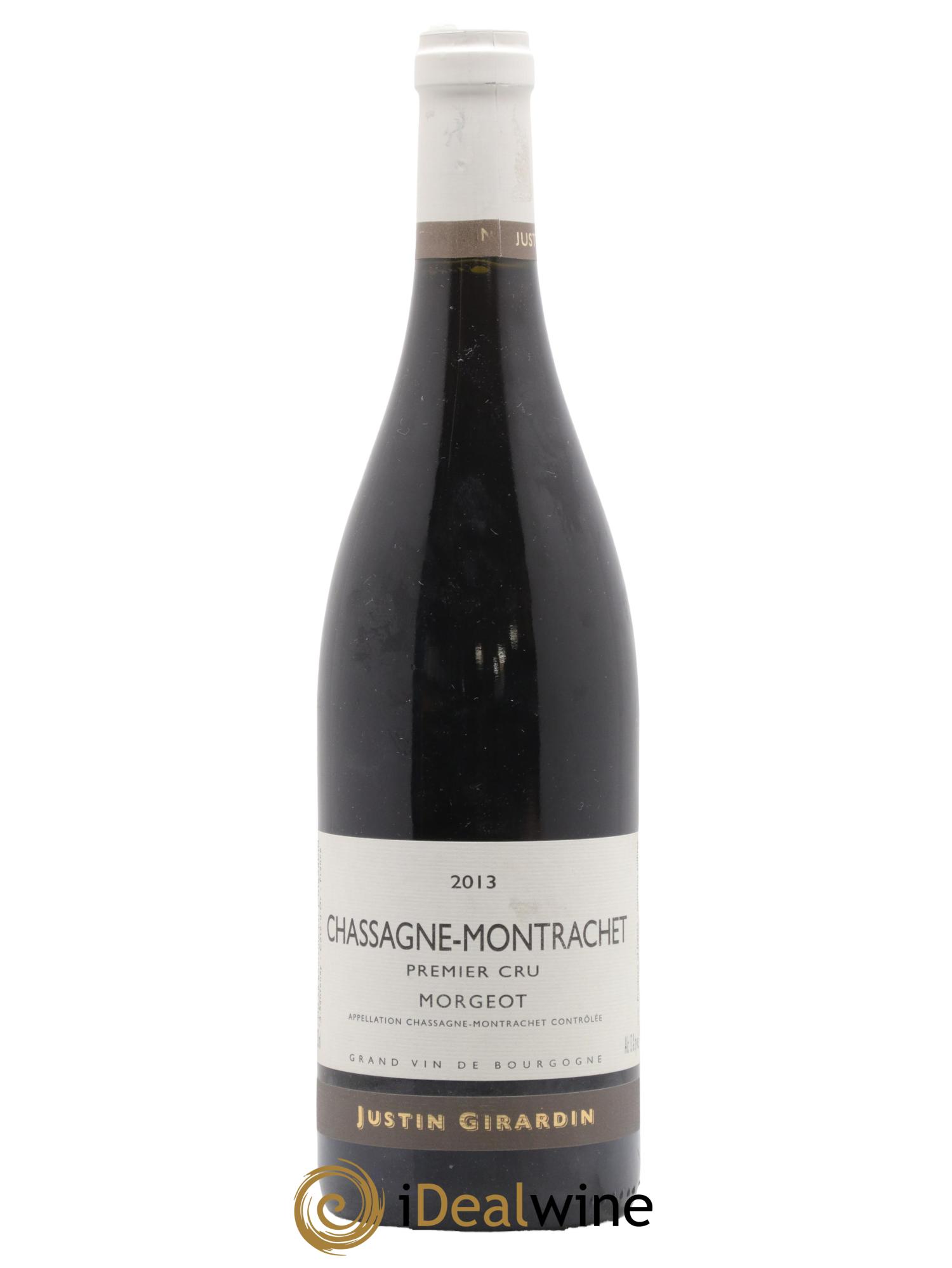 Chassagne-Montrachet 1er Cru Morgeot Justin Girardin 2013 - Lot de 1 bouteille - 0