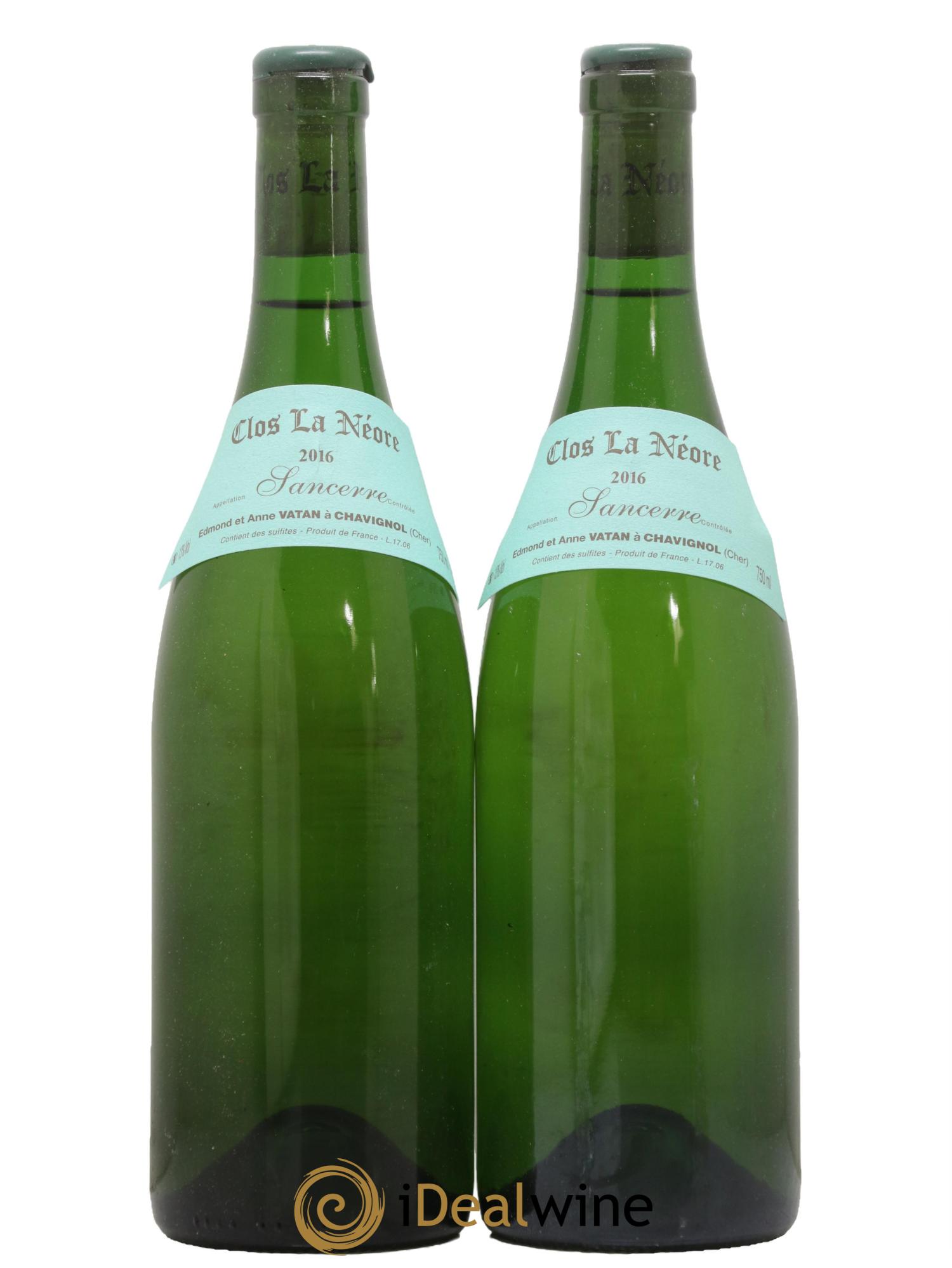 Sancerre Clos la Neore Edmond Vatan 2016 - Lot de 2 bouteilles - 0