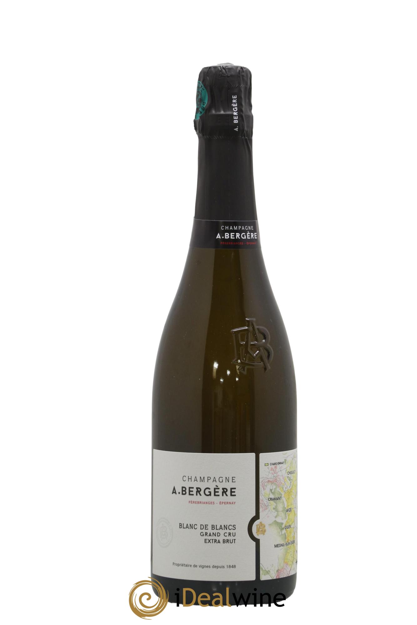 Champagne Grand Cru Extra-Brut Blanc de Blancs Maison A Bergère - Posten von 1 Flasche - 0