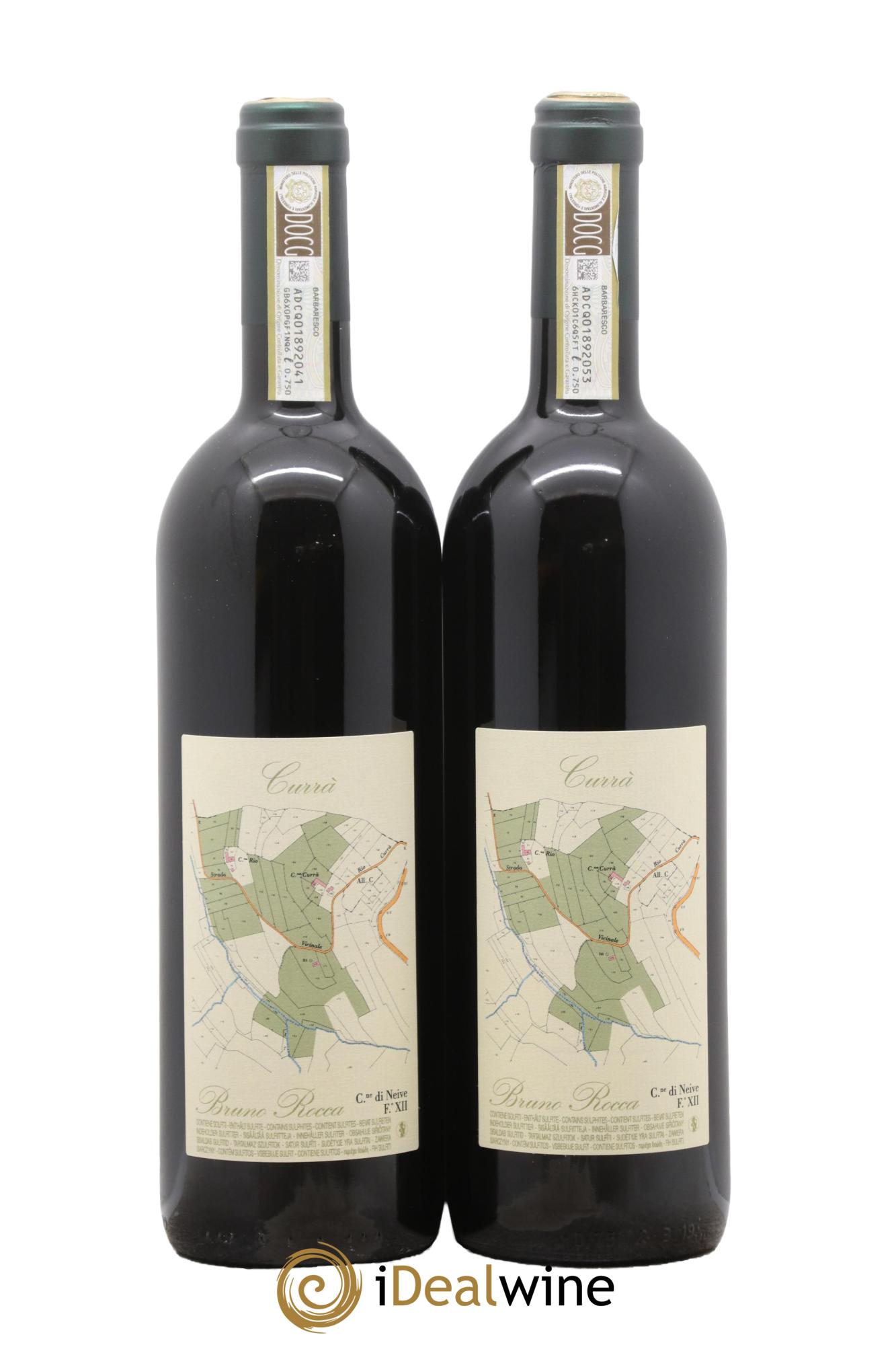 Barbaresco DOCG Currà Riserva Bruno Rocca 2020 - Lot de 2 bouteilles - 1