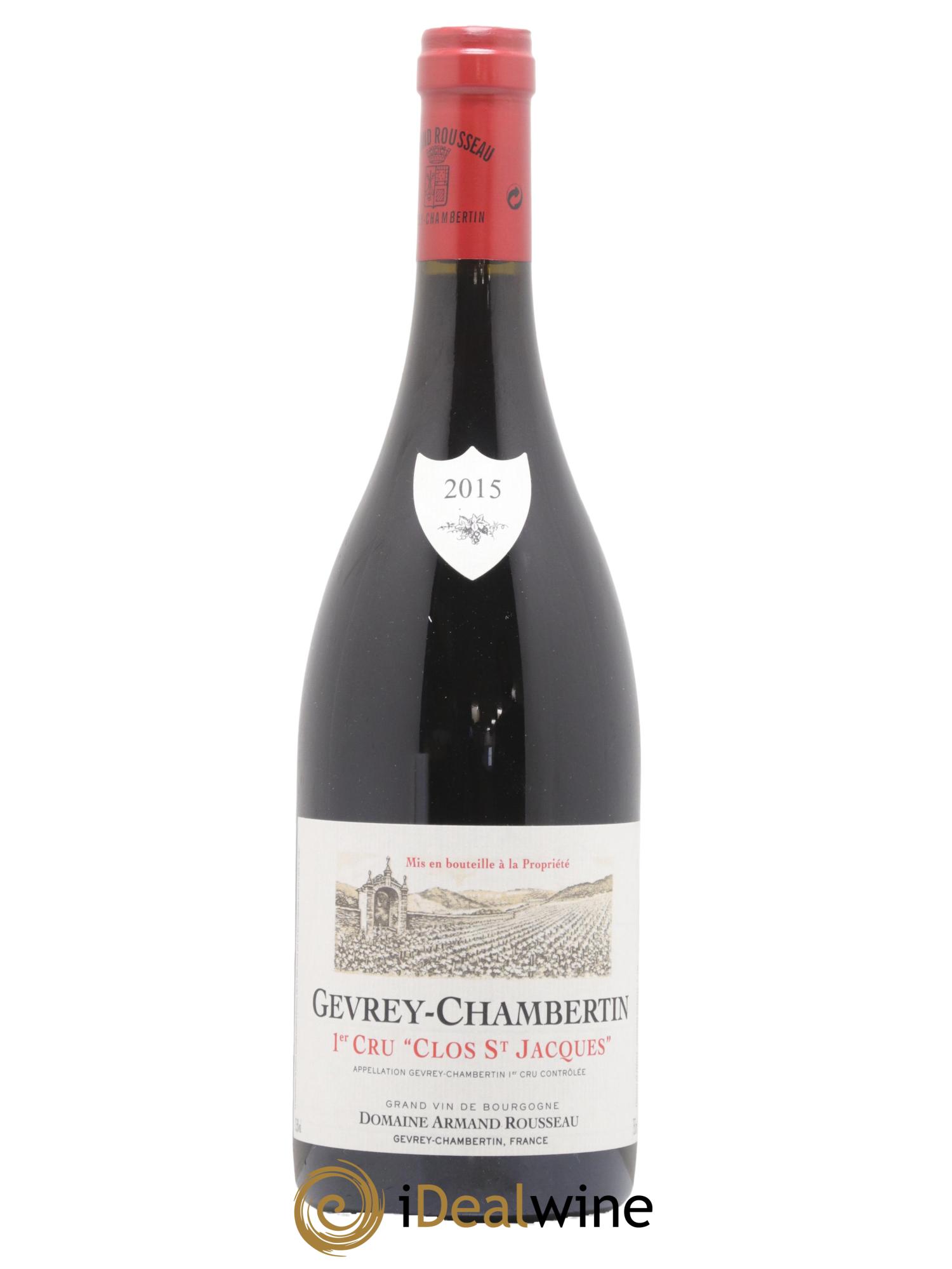 Gevrey-Chambertin 1er Cru Clos Saint-Jacques Armand Rousseau (Domaine) 2015 - Lot de 1 bouteille - 0