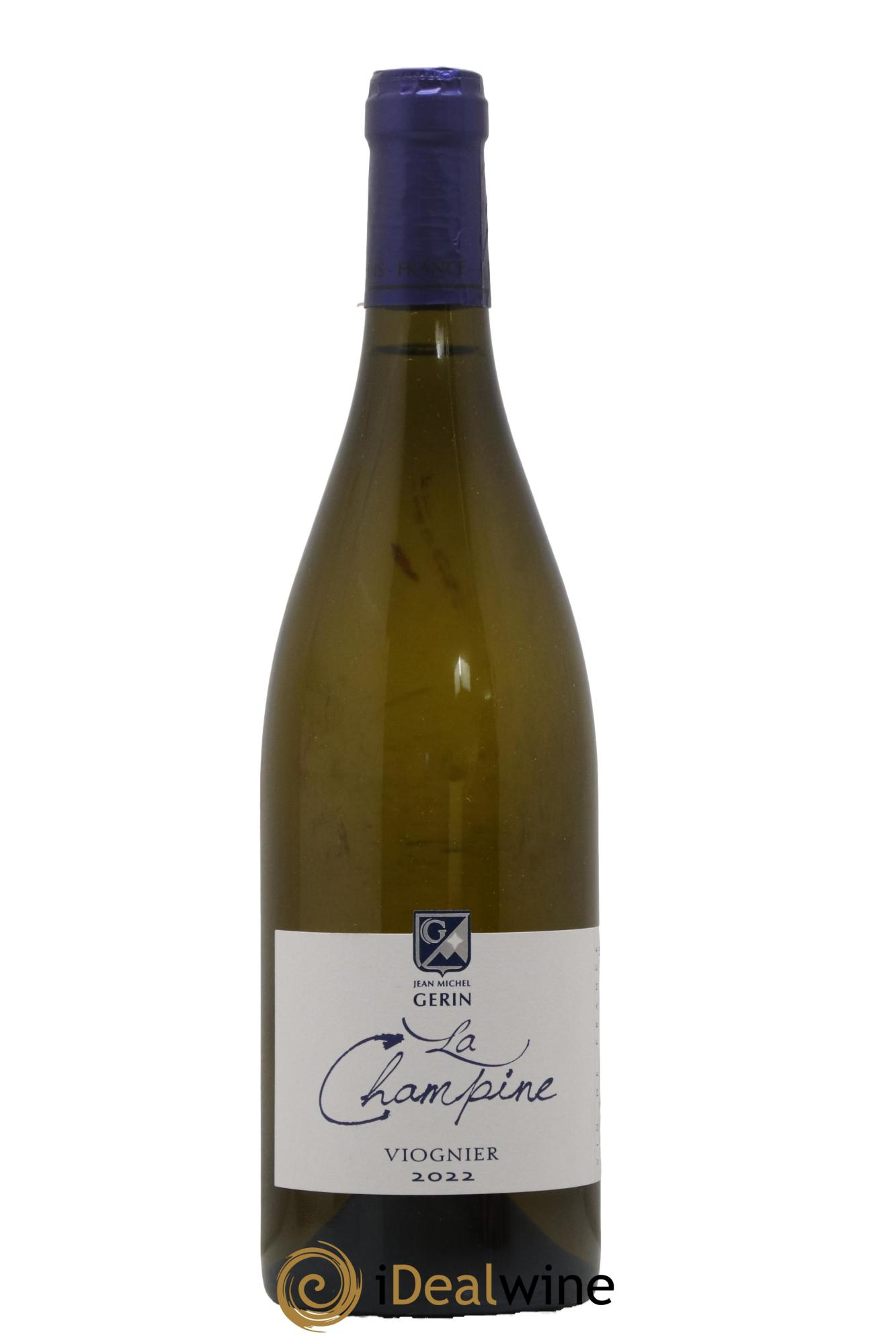 Collines Rhodaniennes La Champine viognier Jean-Michel Gerin 2022 - Lot de 1 bouteille - 0