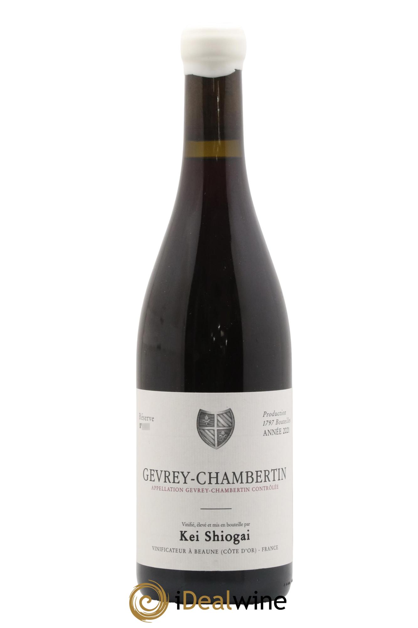 Gevrey-Chambertin Kei Shiogai 2021 - Lot de 1 bouteille - 0