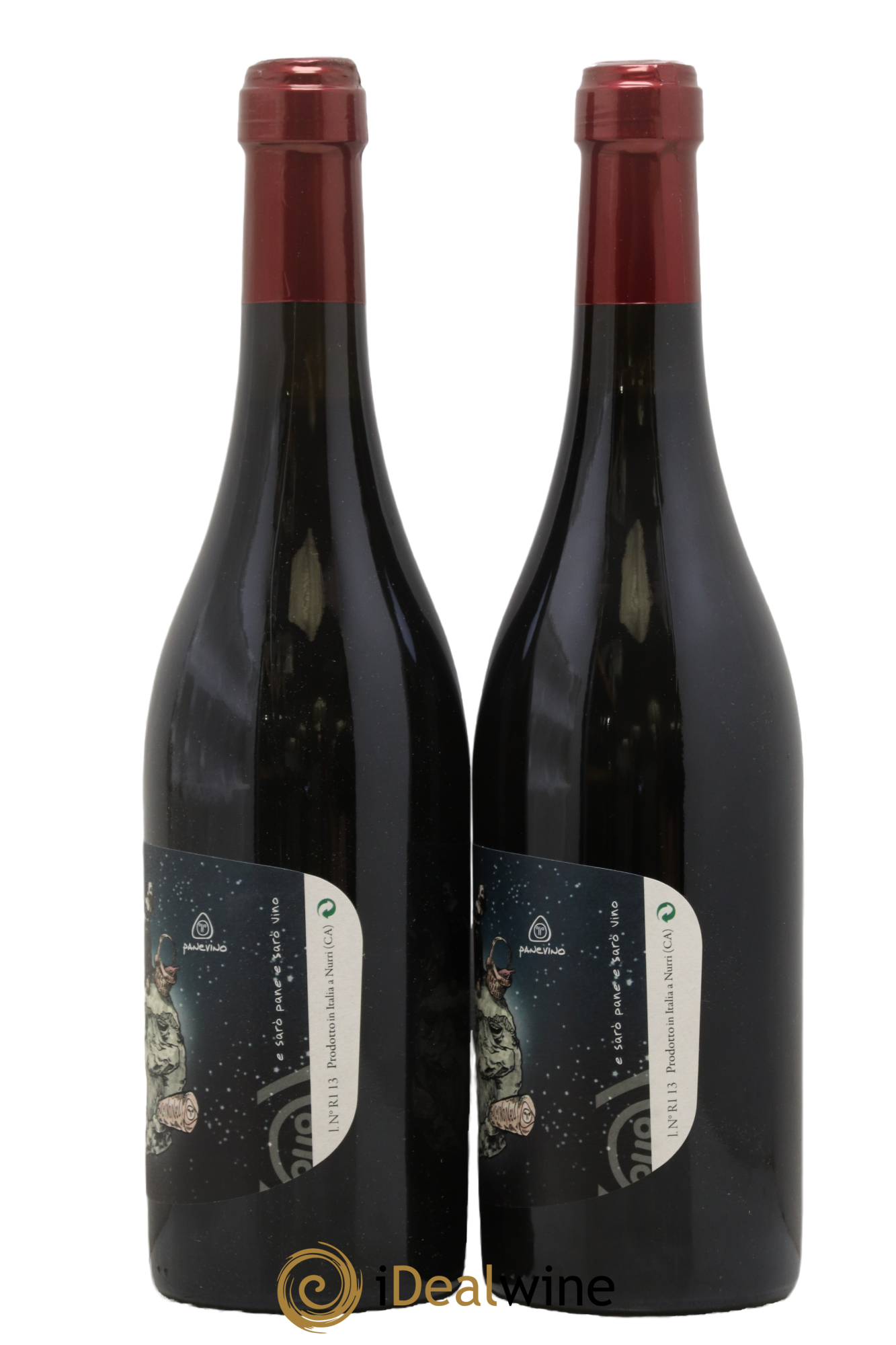 Sardaigne Vino Rosso Su'Chi No'Nau Panevino 2013 - Lot of 2 bottles - 1