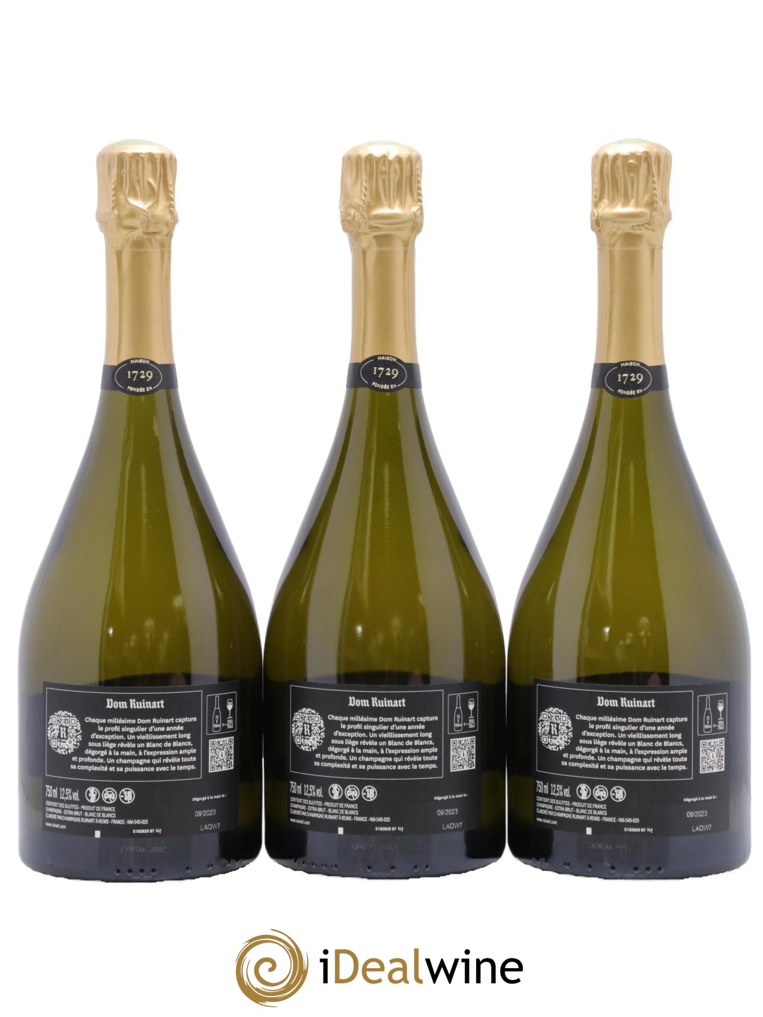 Dom Ruinart Brut Ruinart 2013 - Posten von 3 Flaschen - 1