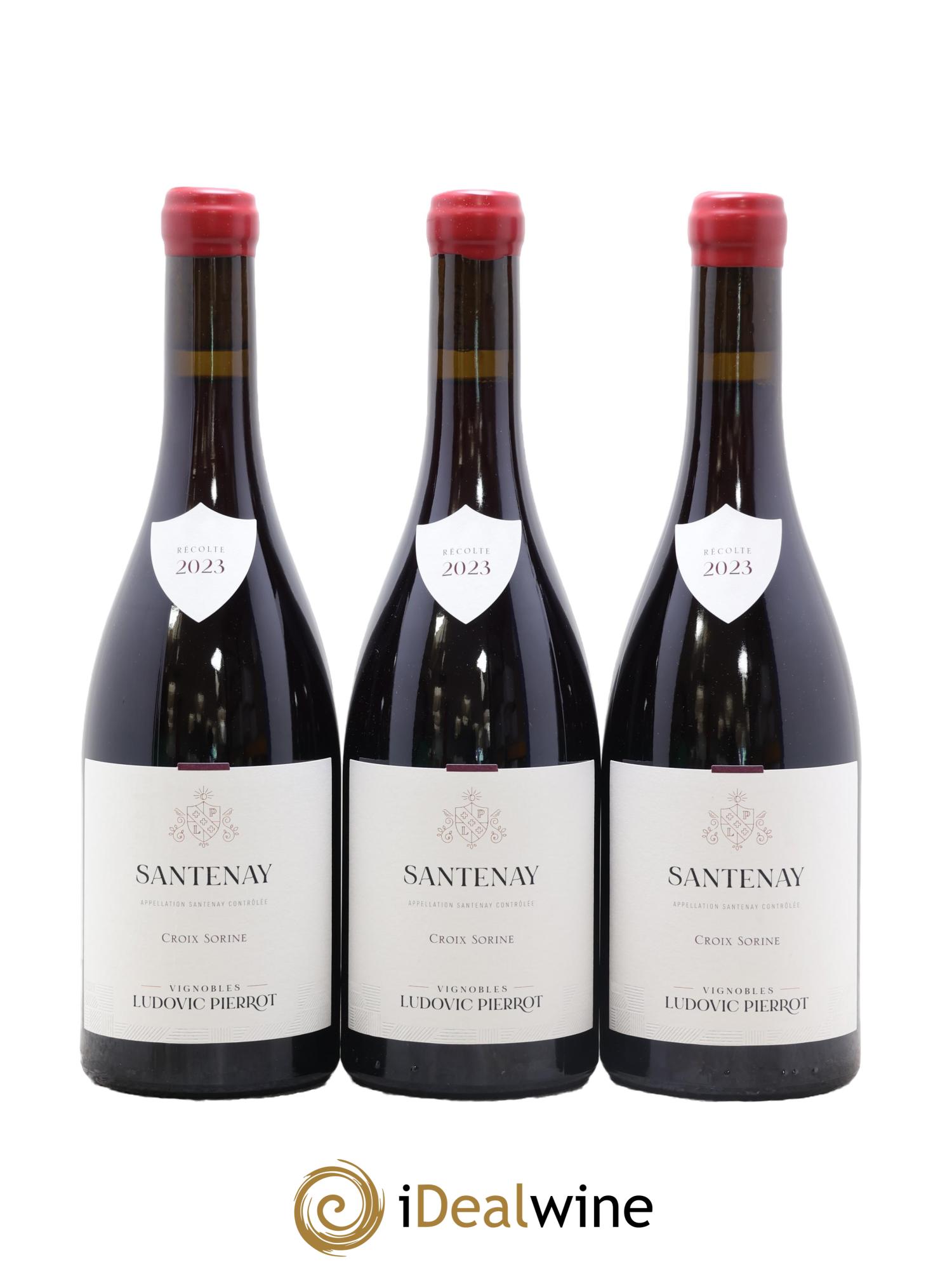 Santenay Croix Sorine ludovic pierrot 2023 - Lot de 3 bouteilles - 0