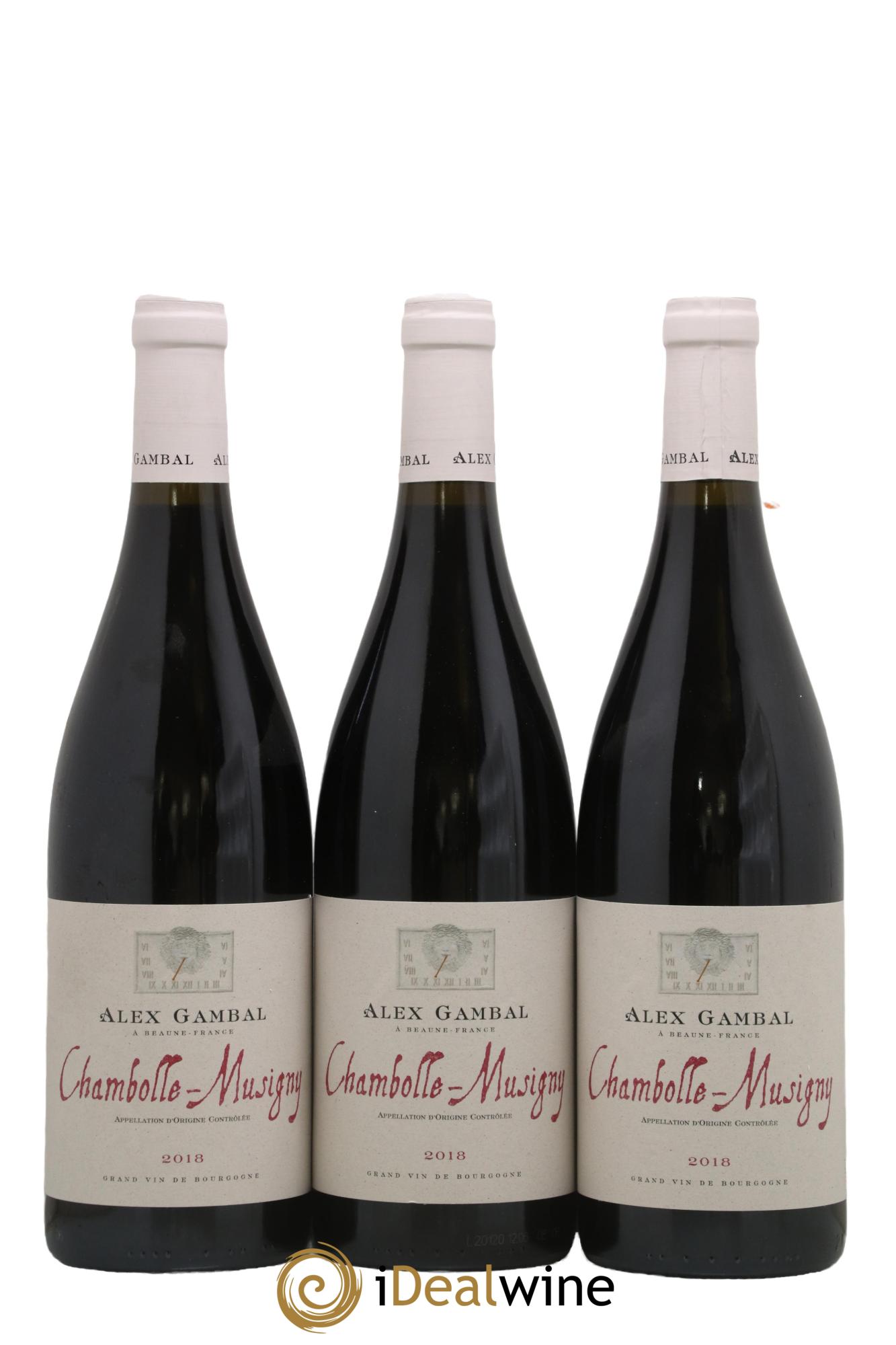Chambolle-Musigny Alex Gambal (Domaine) 2018 - Lot de 3 bouteilles - 0