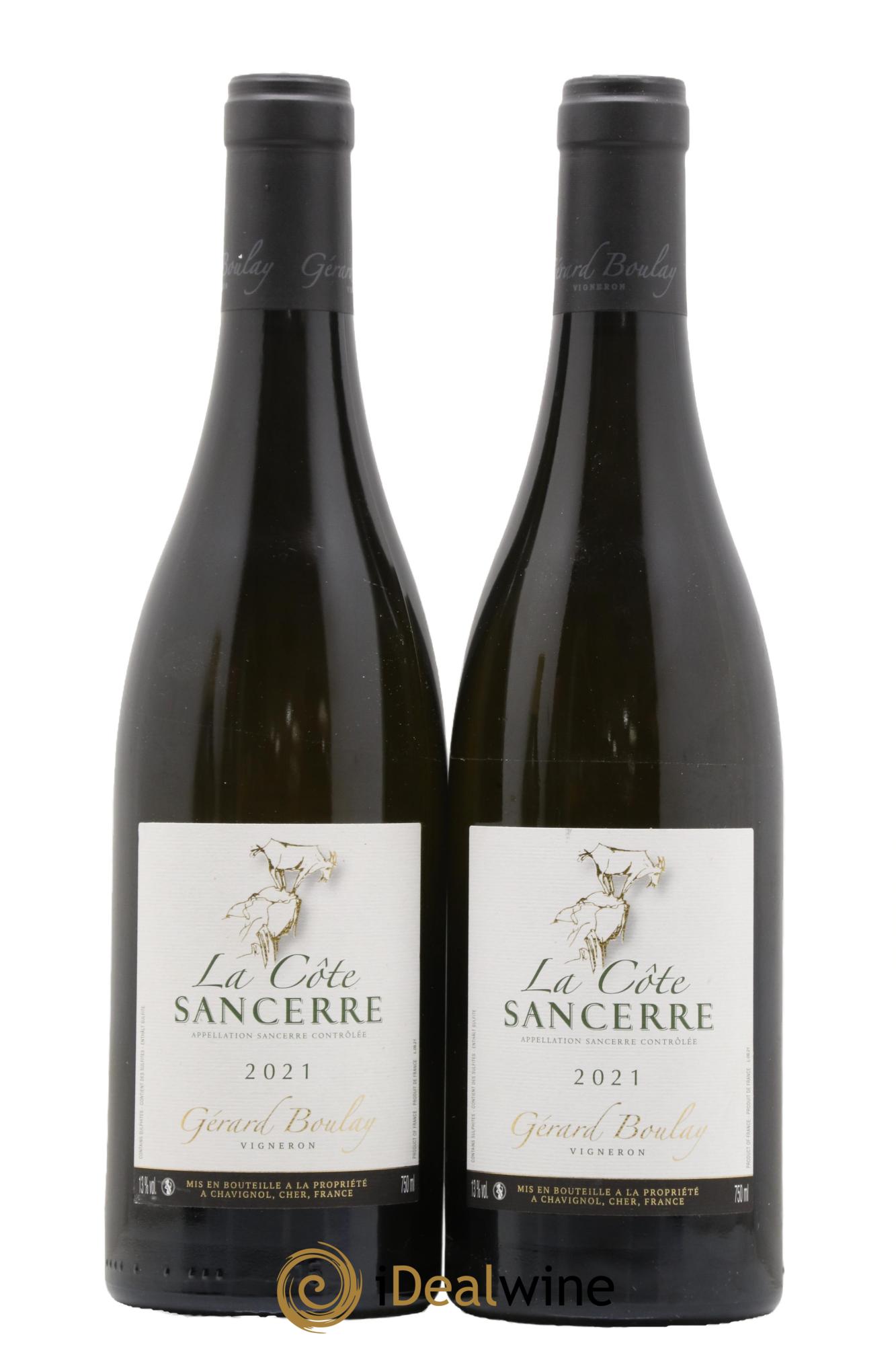 Sancerre La Côte Gérard Boulay 2021 - Lot de 2 bouteilles - 0