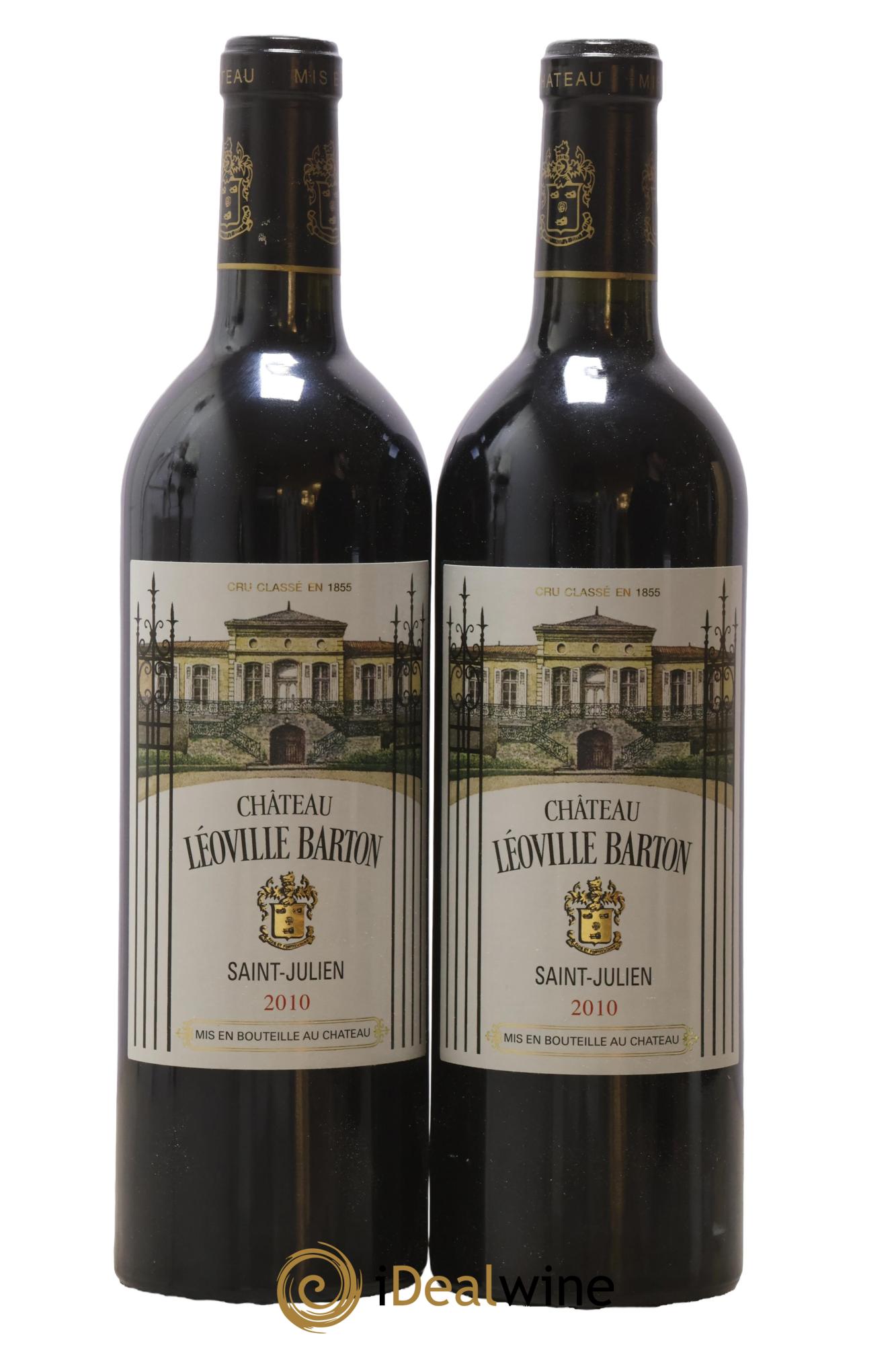 Château Léoville Barton 2ème Grand Cru Classé 2010 - Lot de 2 bouteilles - 0