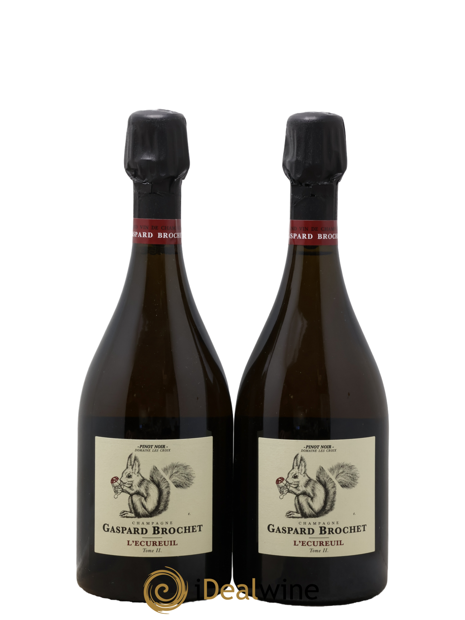 Champagne L'Ecureuil Tome II Maison Gaspard Brochet - Lot de 2 bouteilles - 0