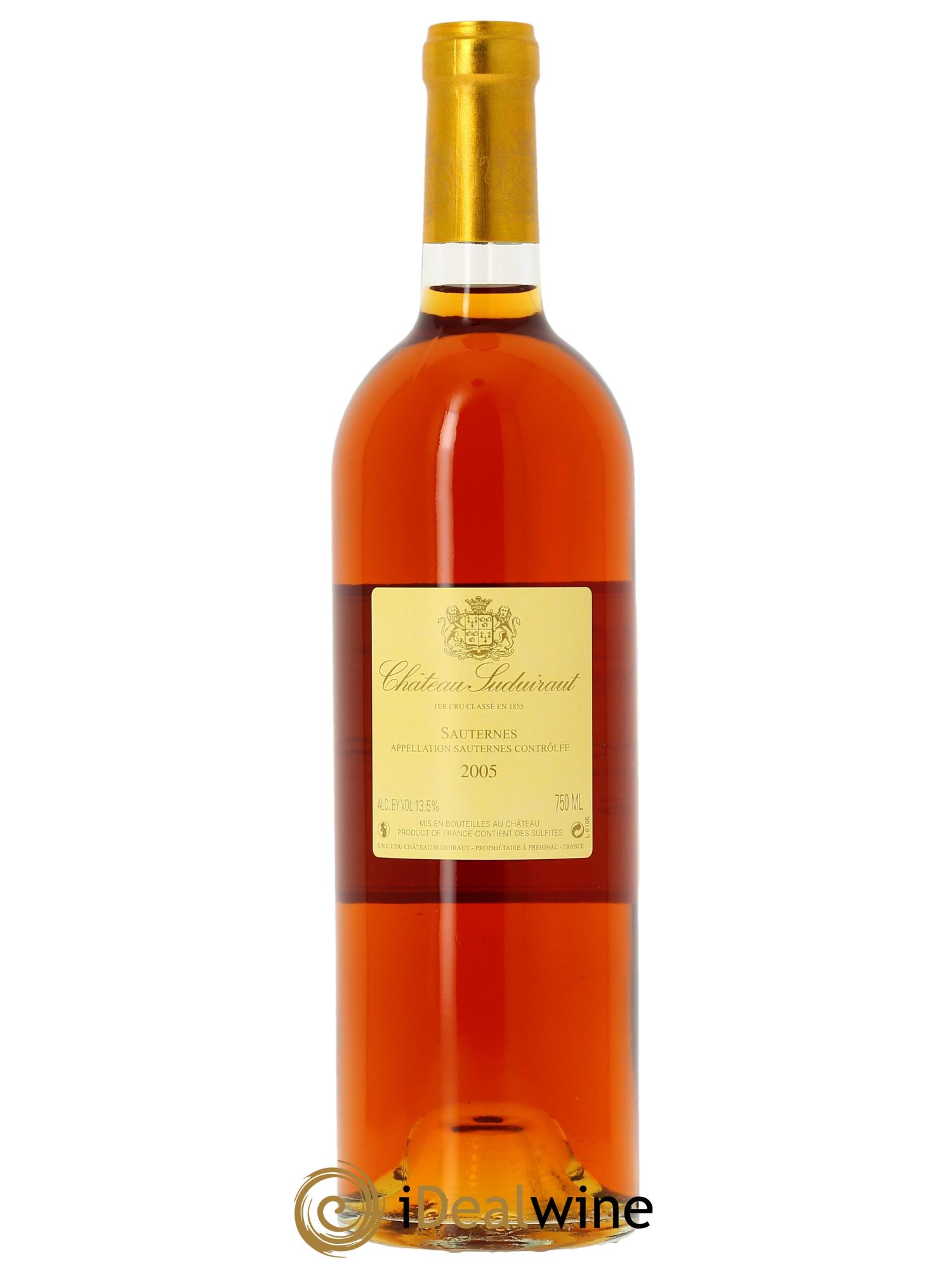 Château Suduiraut 1er Grand Cru Classé (Original-holzkiste ab 6 Fl.) 2005 - Posten von 1 Flasche - 1
