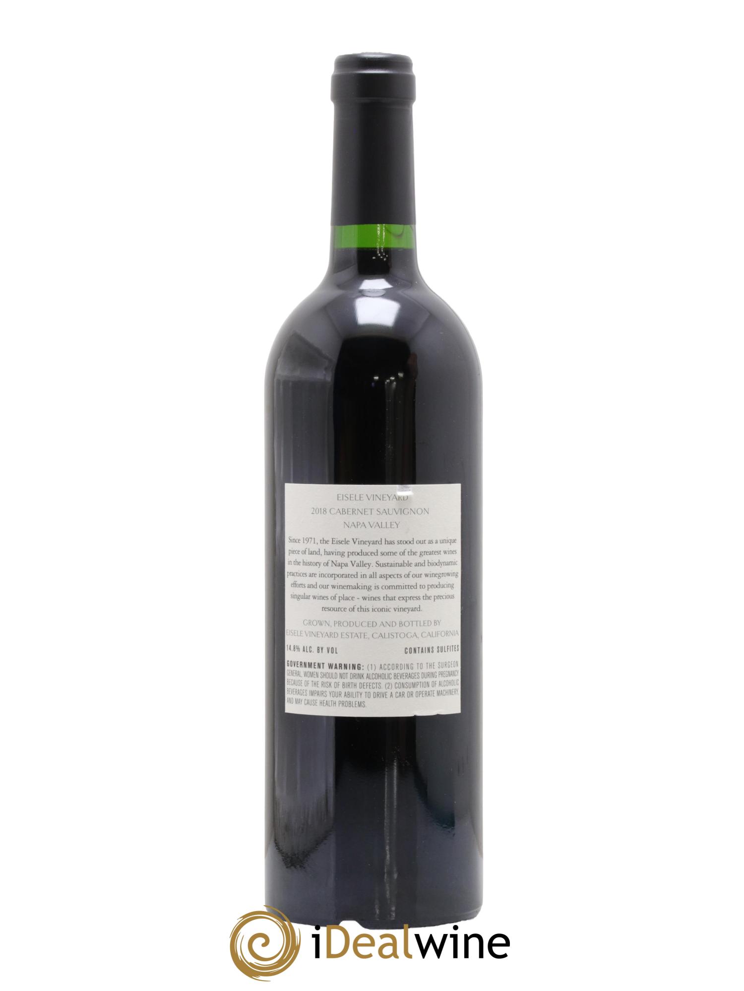 Eisele Vineyard Araujo Estate Wines Cabernet Sauvignon 2018 - Lot de 1 bouteille - 1