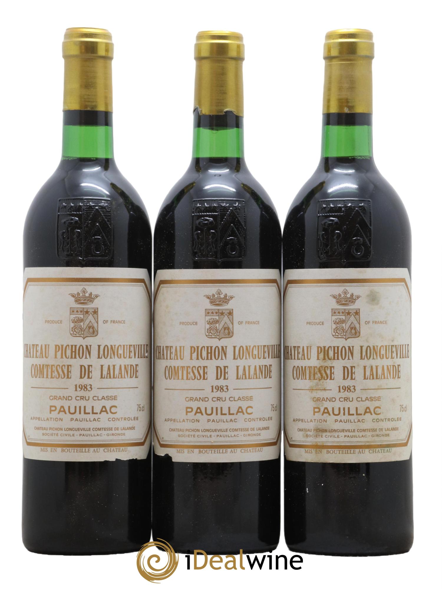 Château Pichon Longueville Comtesse de Lalande 2ème Grand Cru Classé 1983 - Lot de 12 bouteilles - 2