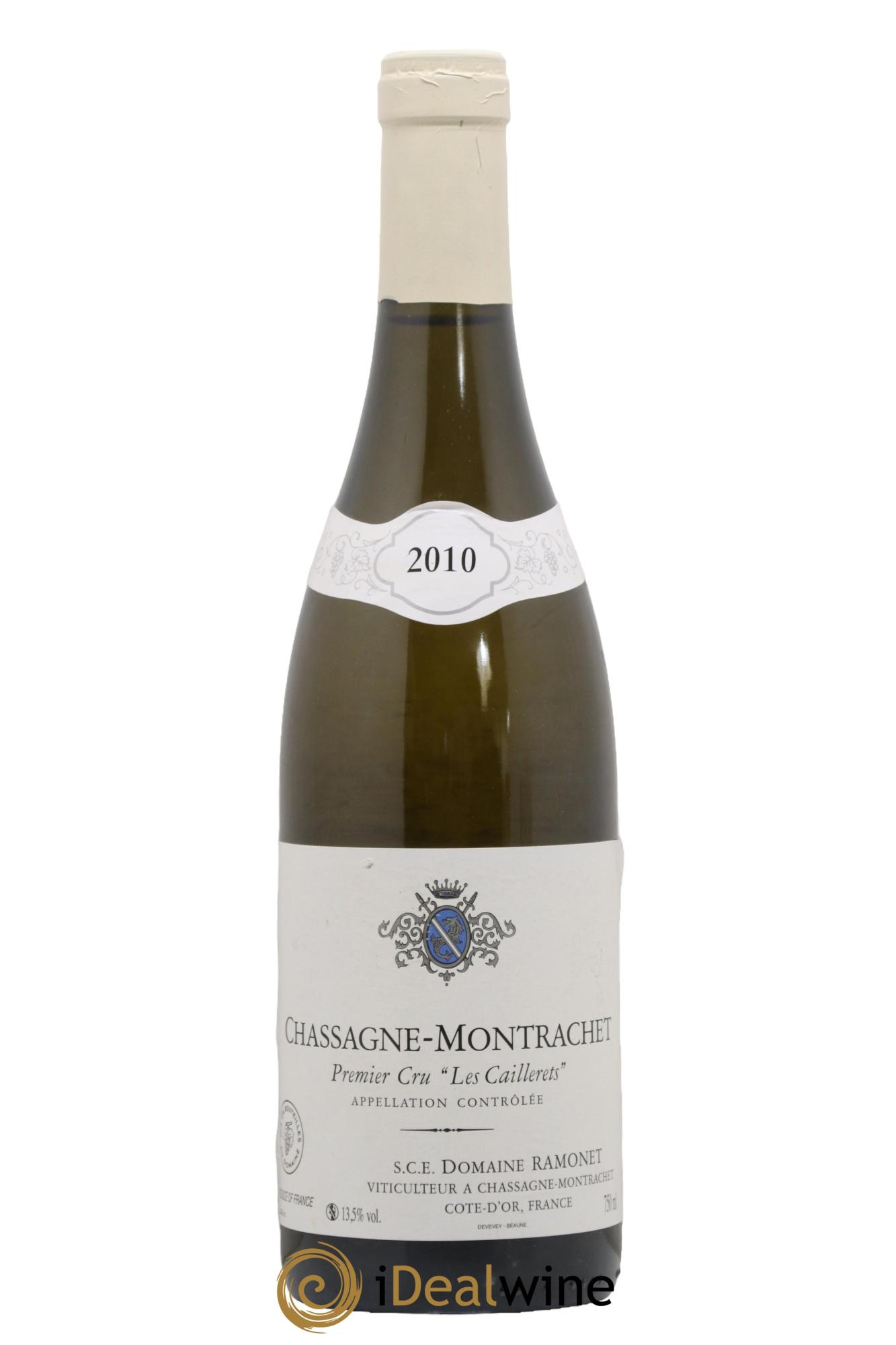 Chassagne-Montrachet 1er Cru Les Caillerets Ramonet (Domaine) 2010 - Lot de 1 bouteille - 0