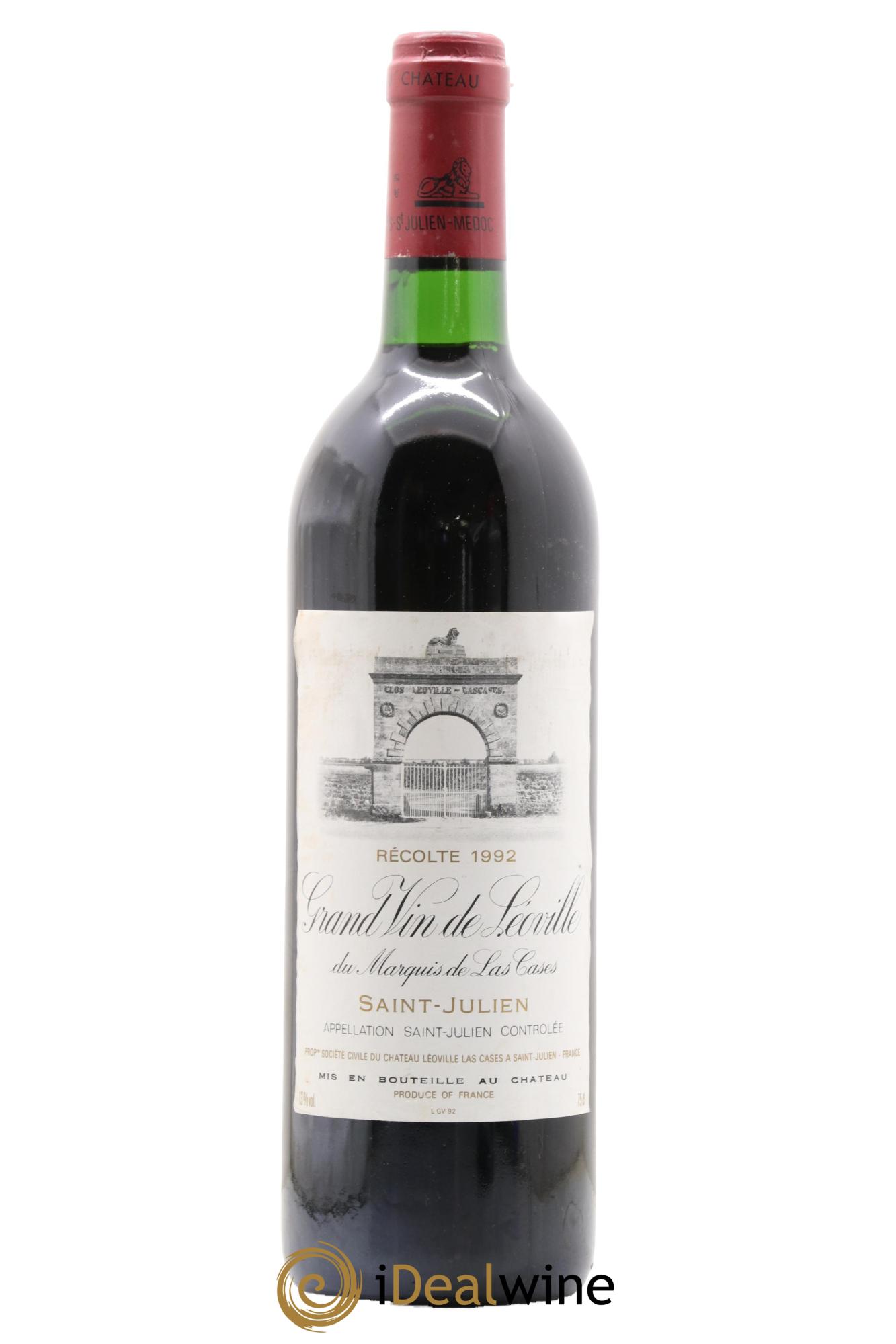 Château Léoville Las Cases 2ème Grand Cru Classé 1992 - Lot de 1 bouteille - 0