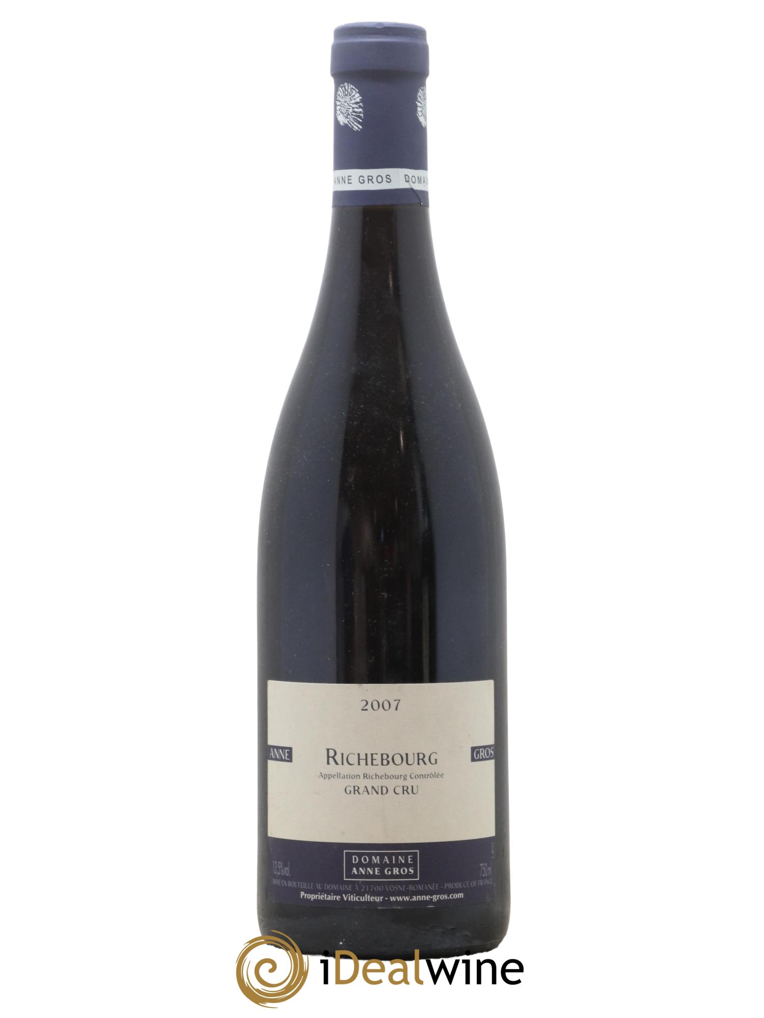 Richebourg Grand Cru Anne Gros 2007 - Posten von 1 Flasche - 0