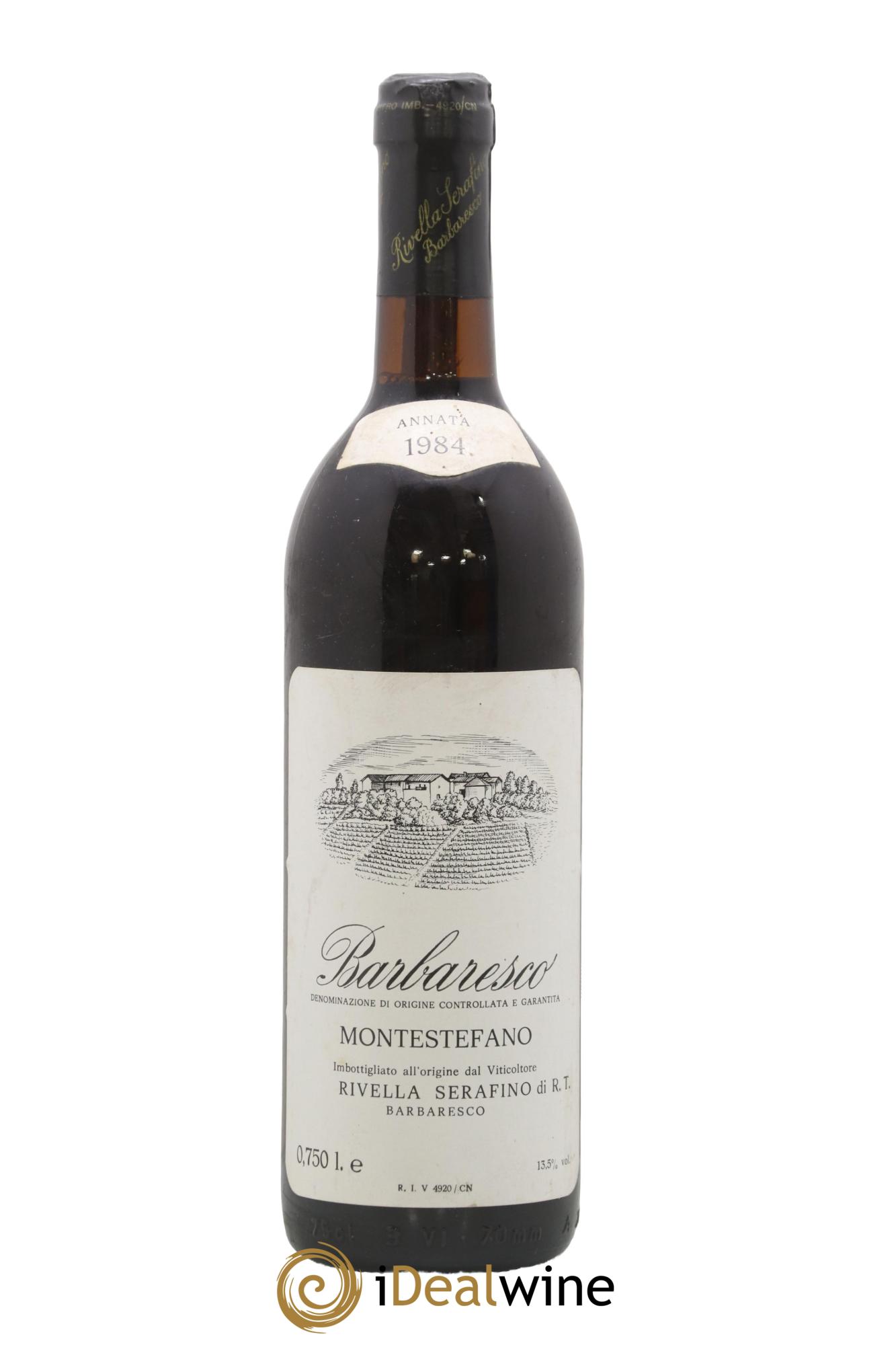Barbaresco DOCG Montestefano Rivella Serafino 1984 - Lot de 1 bouteille - 0