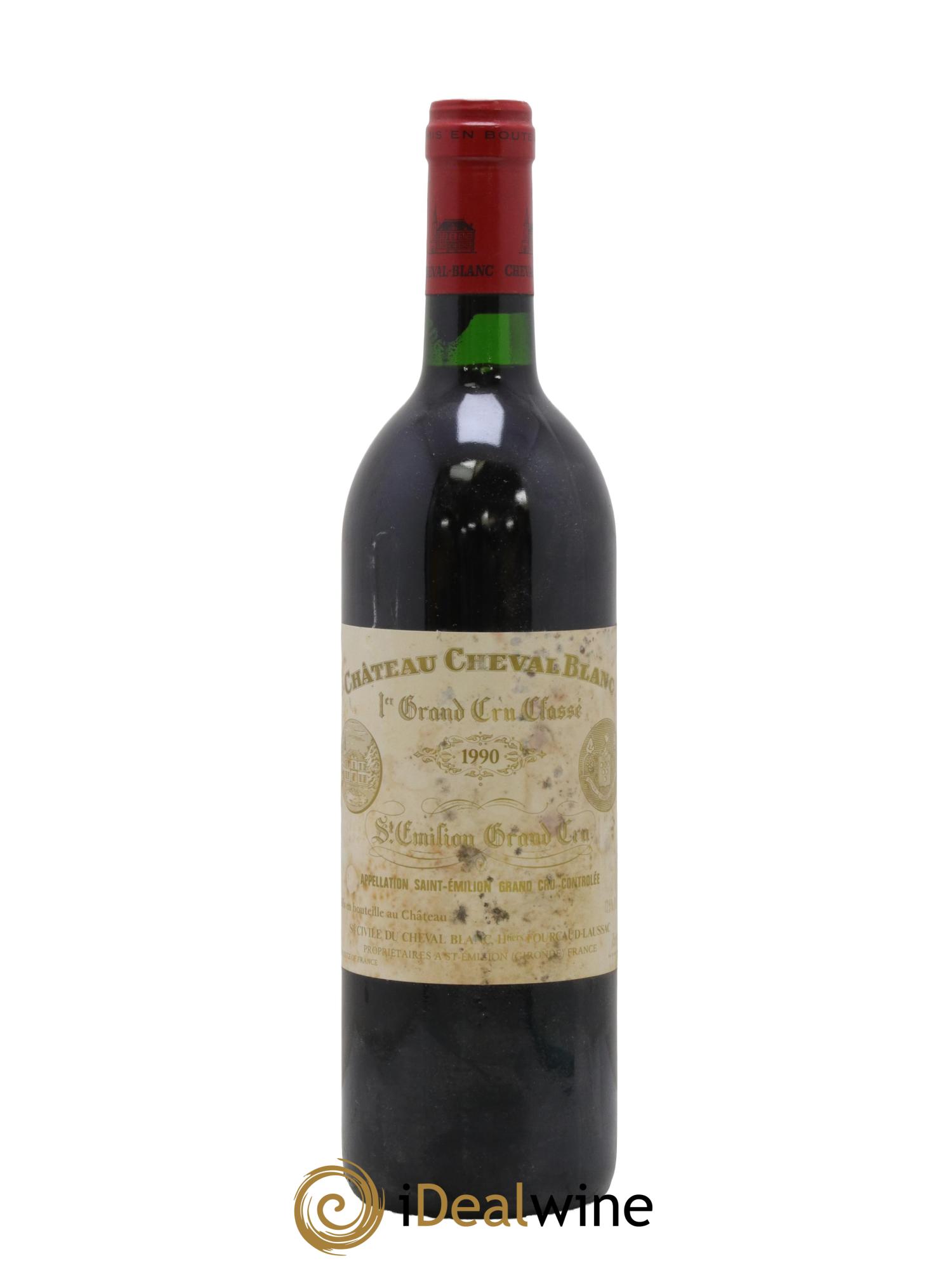 Château Cheval Blanc 1er Grand Cru Classé A  1990 - Lotto di 1 bottiglia - 0