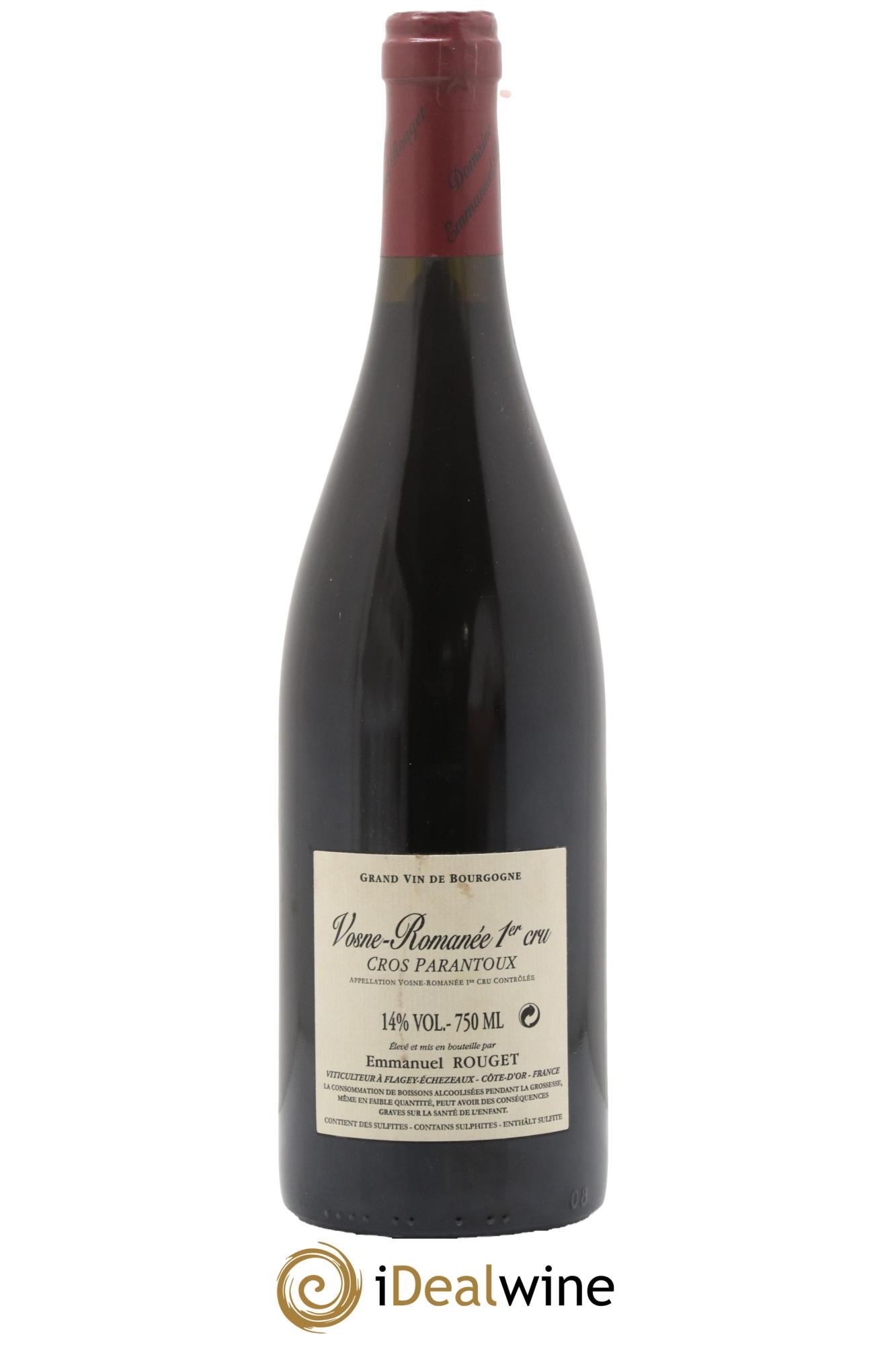 Vosne-Romanée 1er Cru Cros Parantoux Emmanuel Rouget 2017 - Lotto di 1 bottiglia - 1