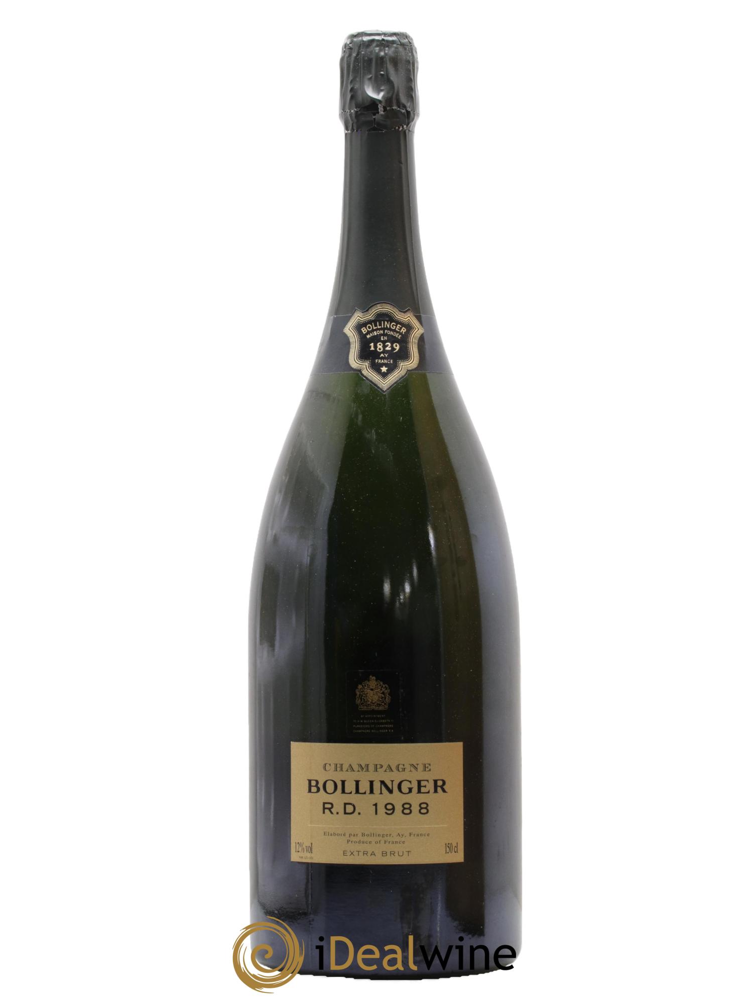R.D. Extra-Brut Bollinger 1988 - Lot de 1 magnum - 0