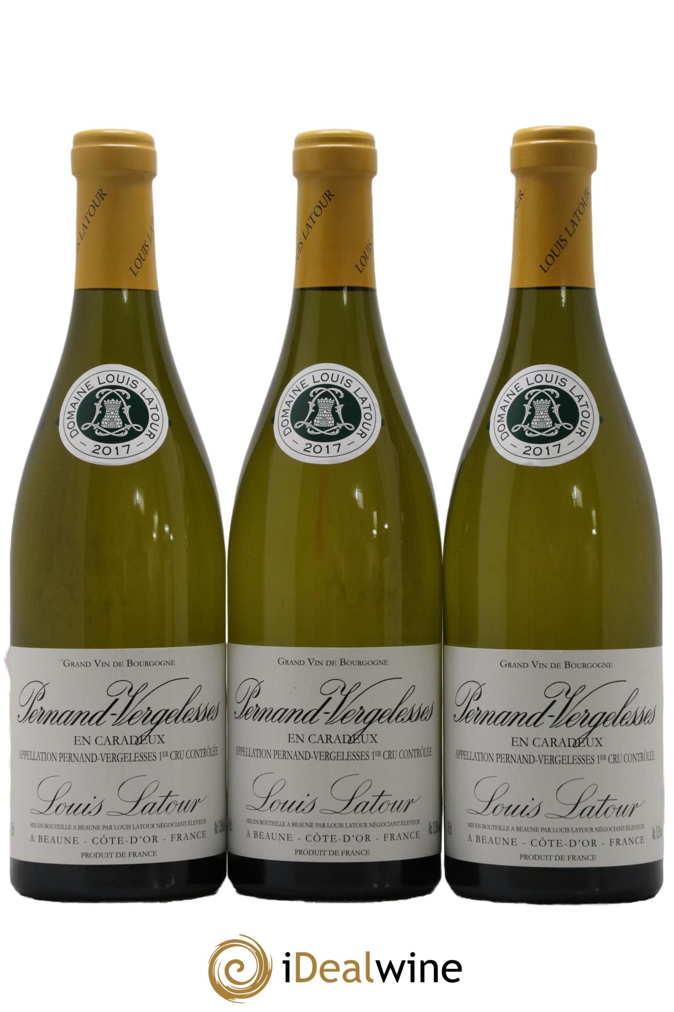 Pernand-Vergelesses 1er Cru En Caradeux Louis Latour 2017 - Posten von 3 Flaschen - 0