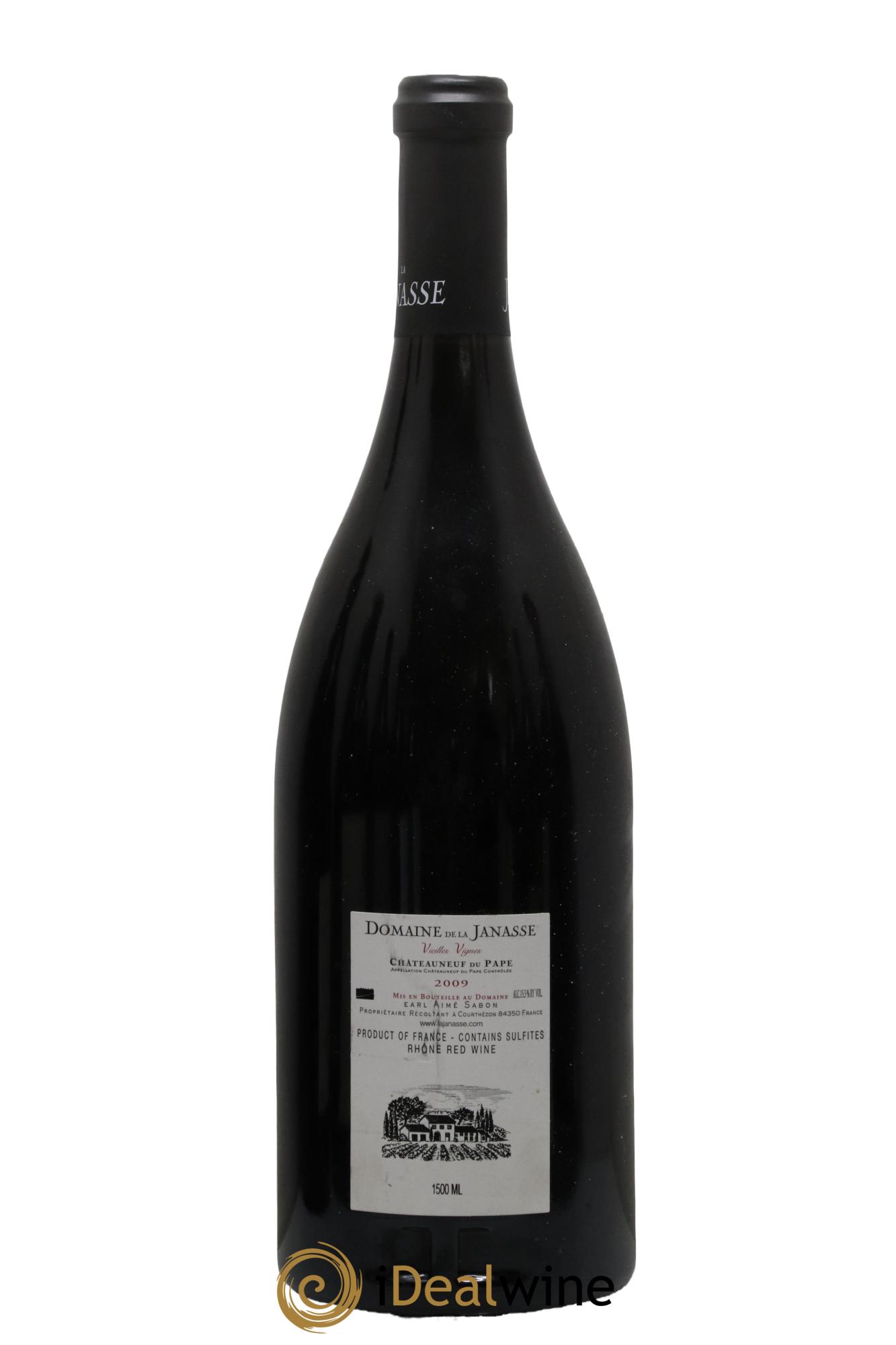 Châteauneuf-du-Pape Cuvée Vieilles Vignes La Janasse (Domaine de) 2009 - Lot de 1 magnum - 1