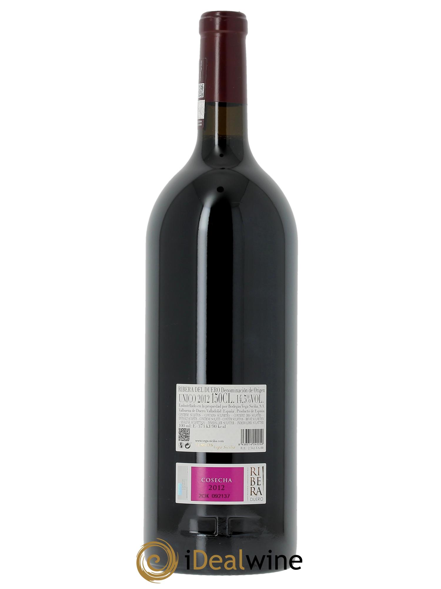 Ribera Del Duero DO Vega Sicilia Unico Famille Alvarez  2012 - Lot de 1 magnum - 2
