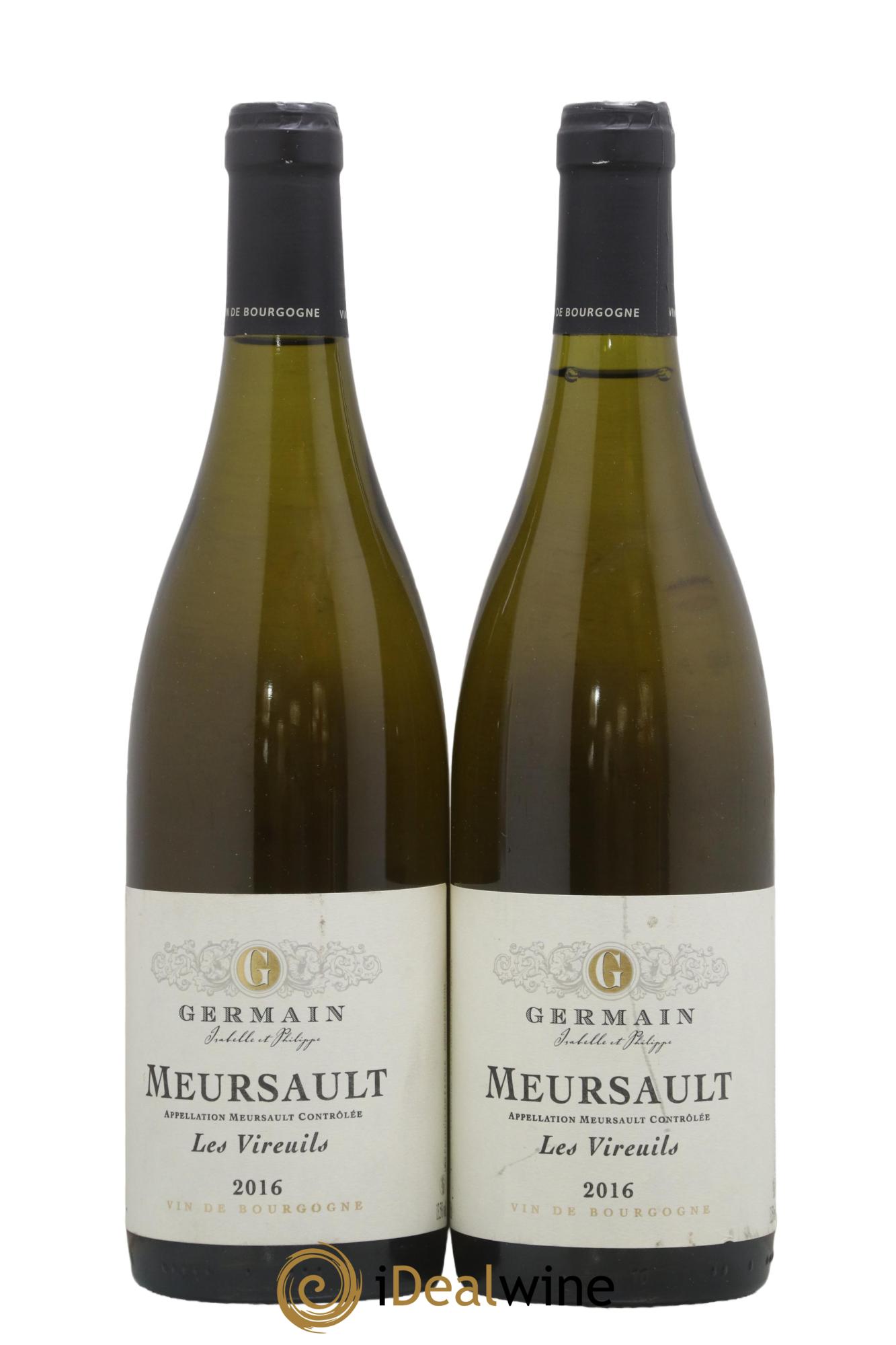 Meursault Les Vireuls Philippe Germain 2016 - Lot de 2 bouteilles - 0